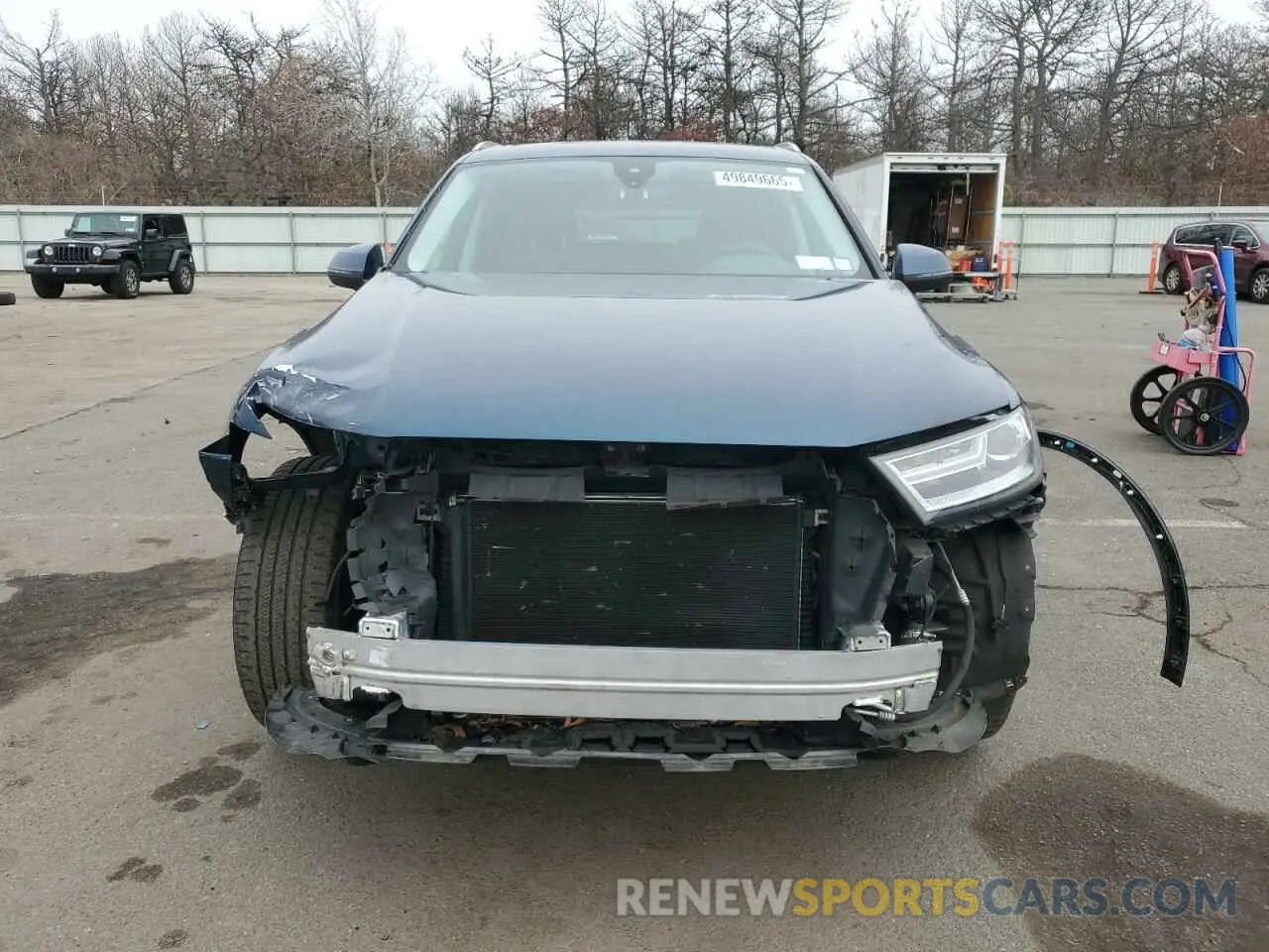 5 fotografías del automóvil dañado WA1AHAF78KD034877 AUDI Q7 2019