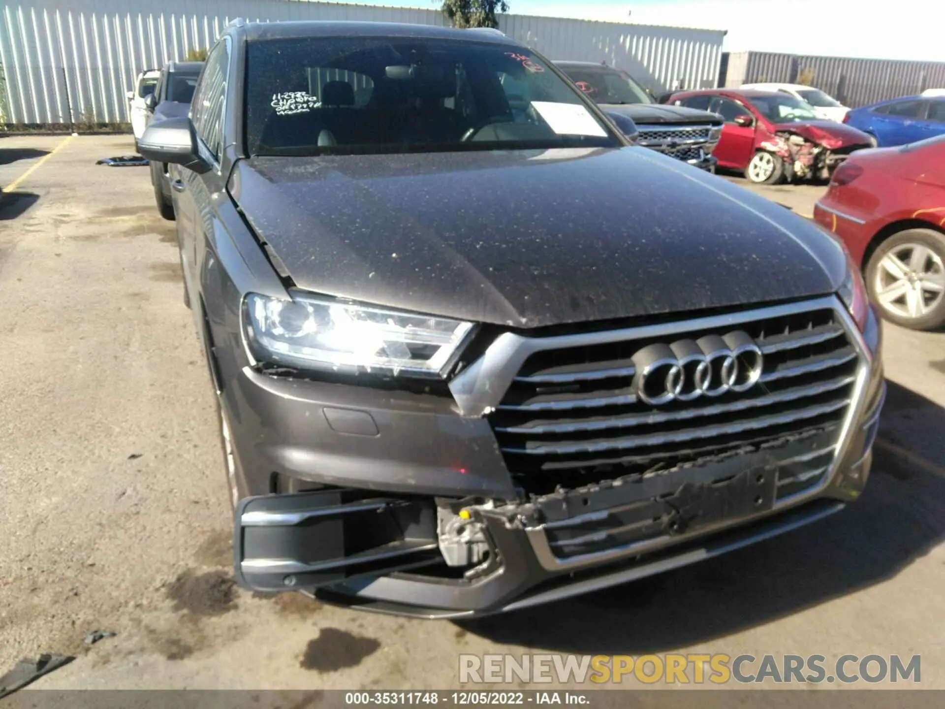 6 fotografías del automóvil dañado WA1AHAF7XKD033892 AUDI Q7 2019