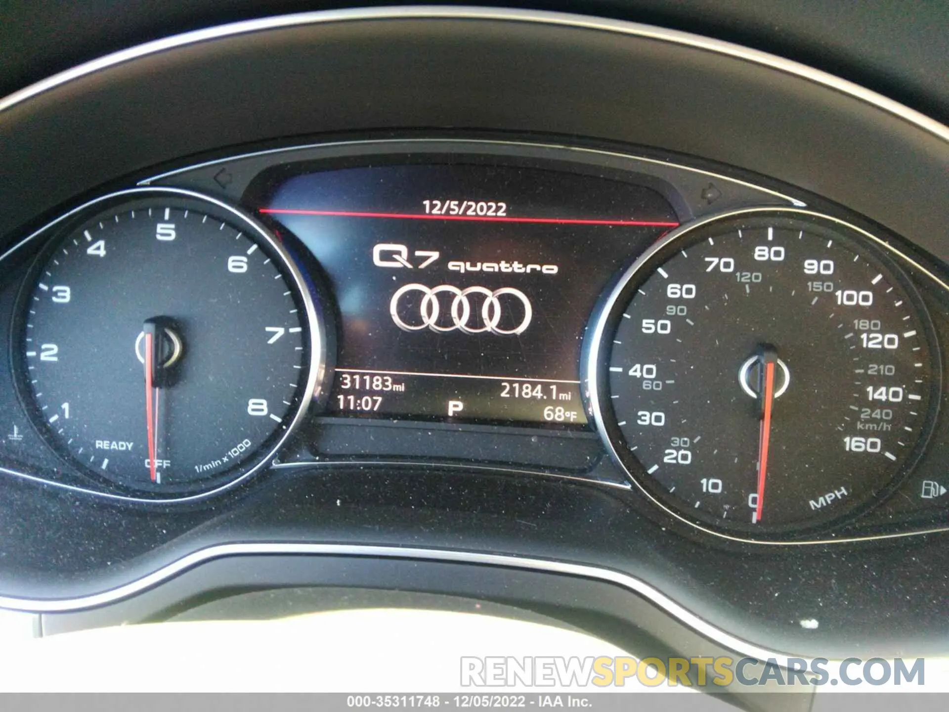 7 fotografías del automóvil dañado WA1AHAF7XKD033892 AUDI Q7 2019