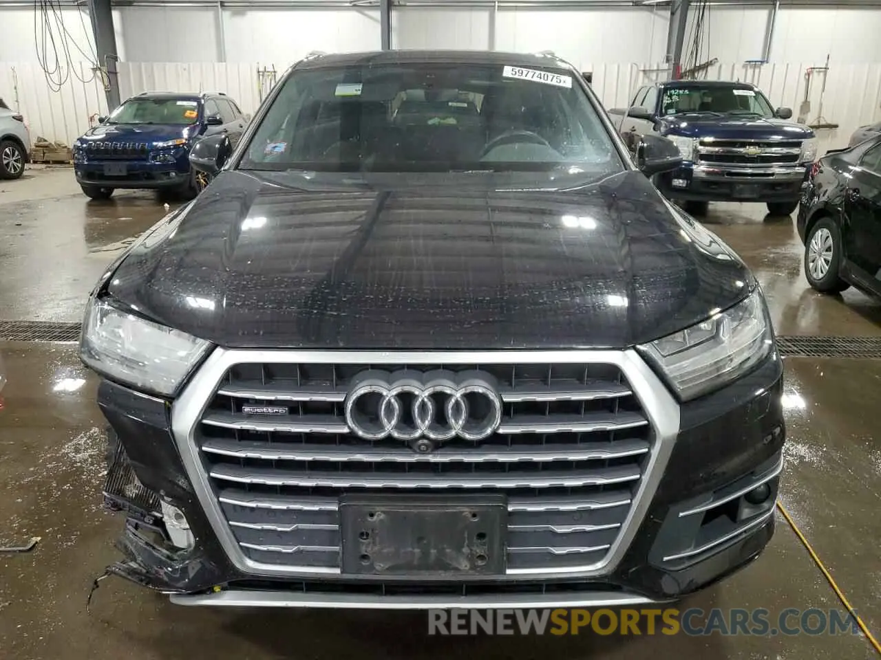 5 fotografías del automóvil dañado WA1LAAF70KD009226 AUDI Q7 2019