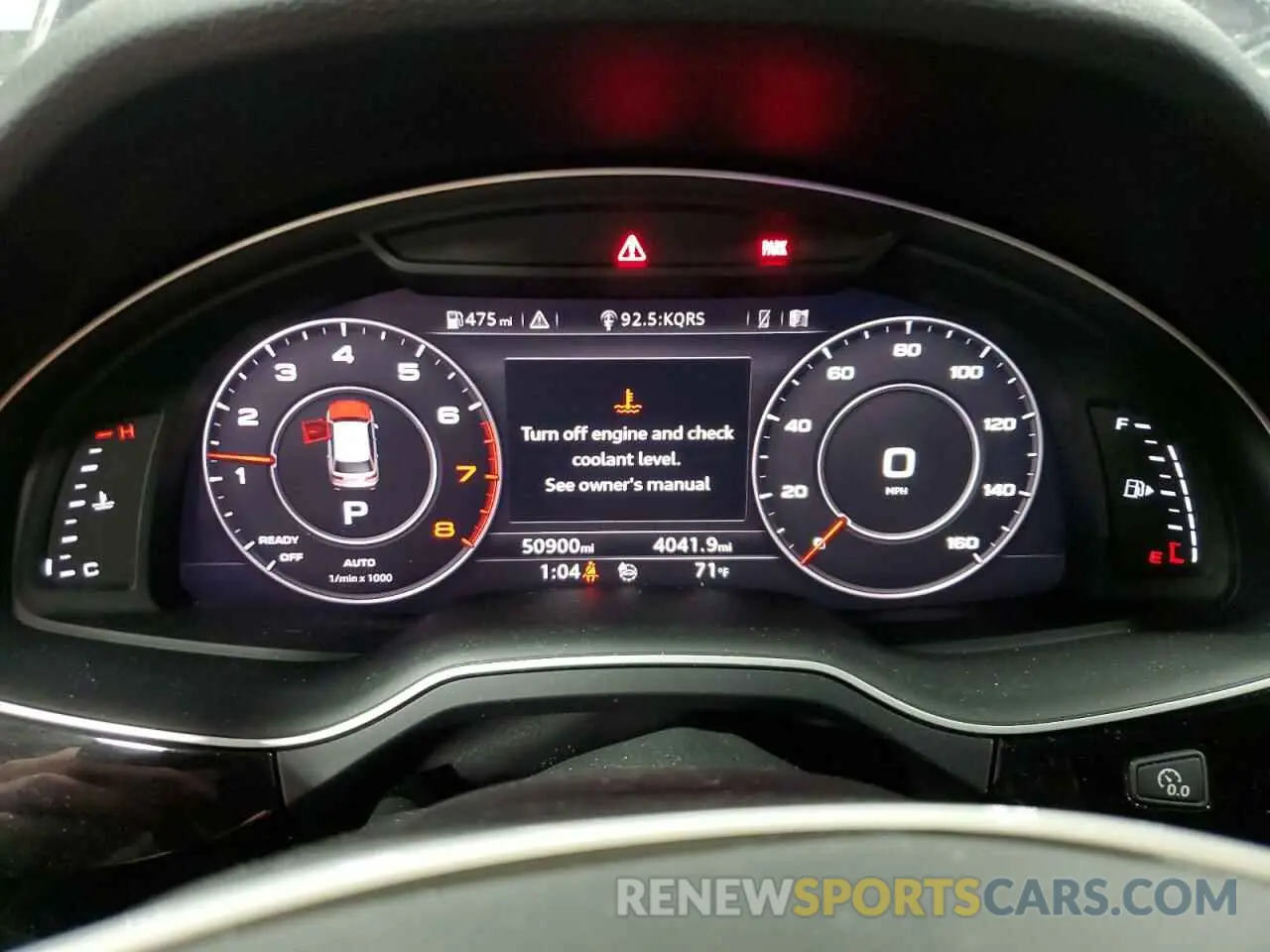 9 fotografías del automóvil dañado WA1LAAF70KD009226 AUDI Q7 2019