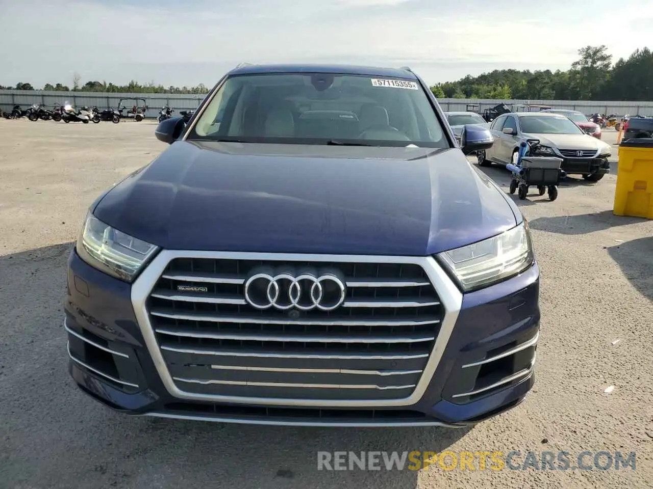 5 fotografías del automóvil dañado WA1LAAF70KD041884 AUDI Q7 2019