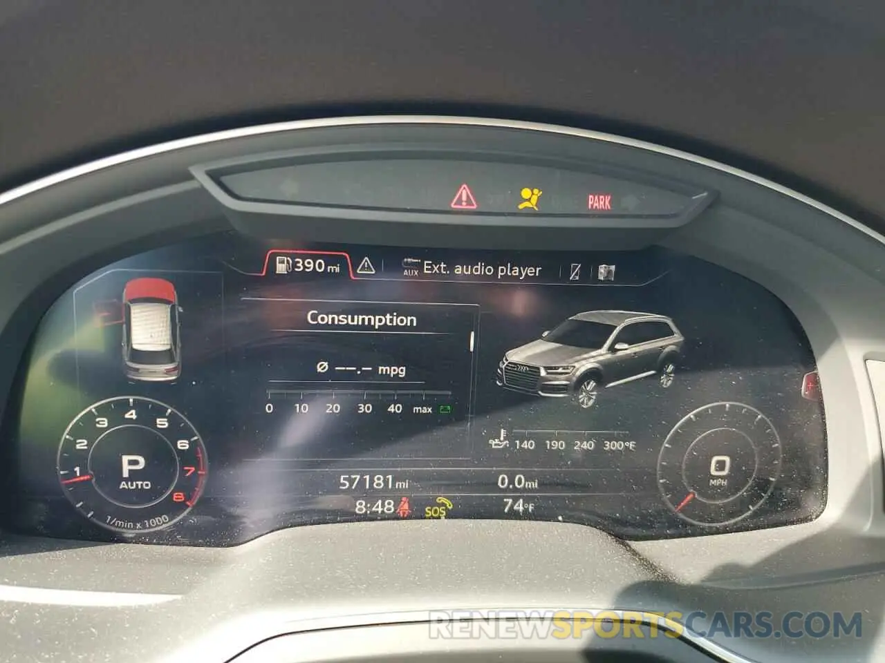 9 fotografías del automóvil dañado WA1LAAF70KD041884 AUDI Q7 2019