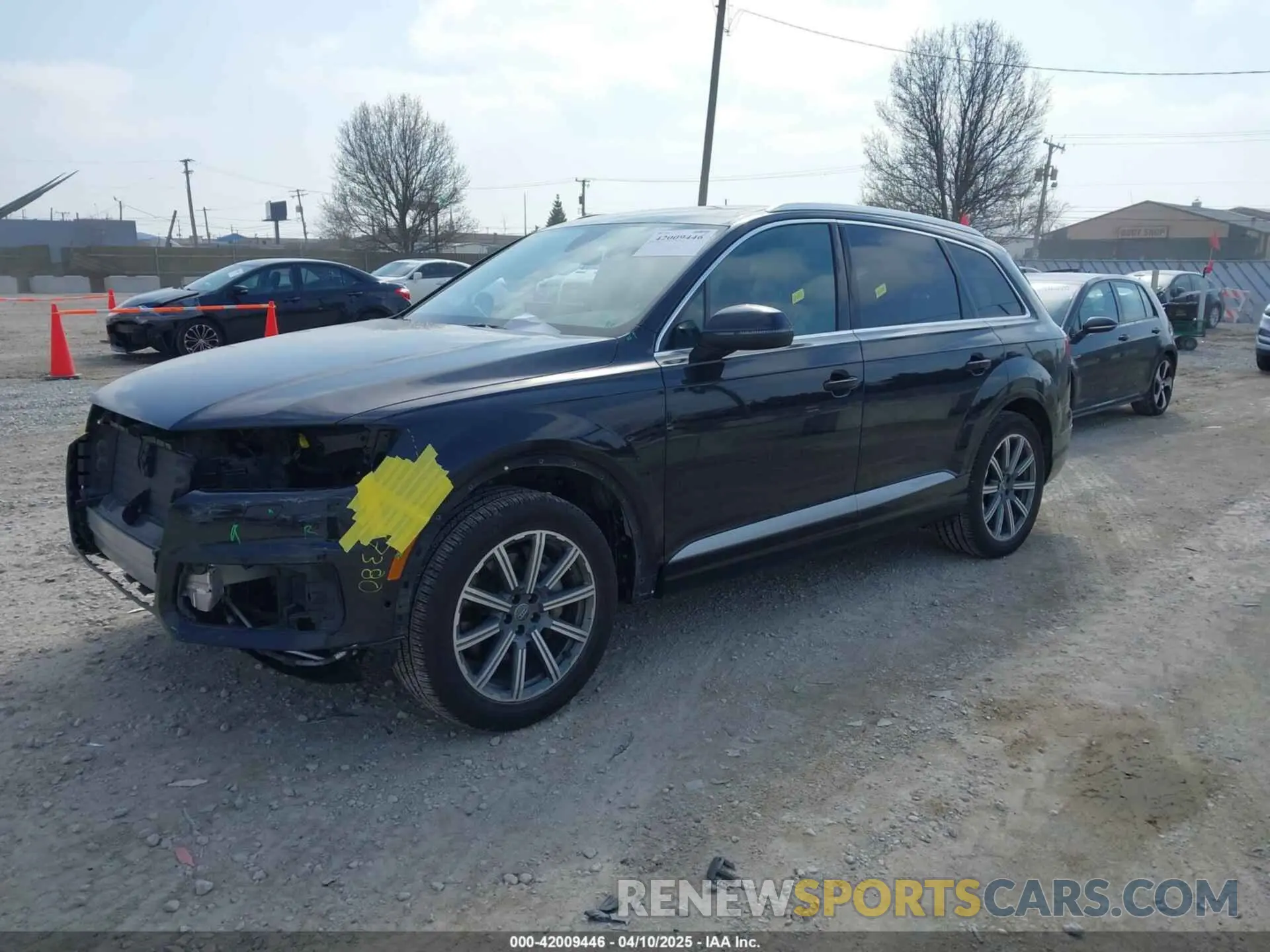 2 fotografías del automóvil dañado WA1LAAF71KD000972 AUDI Q7 2019