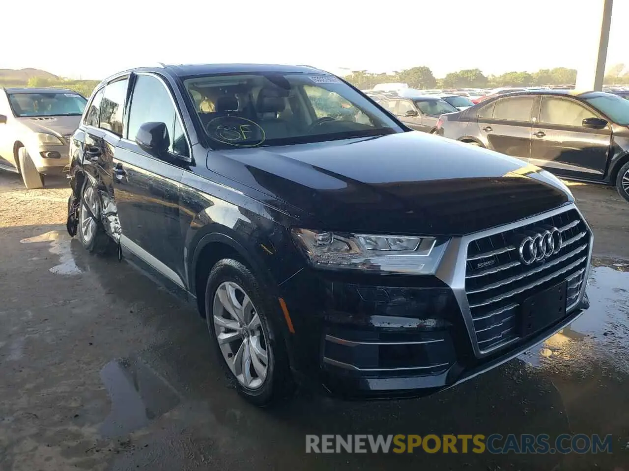 1 fotografías del automóvil dañado WA1LAAF71KD042302 AUDI Q7 2019