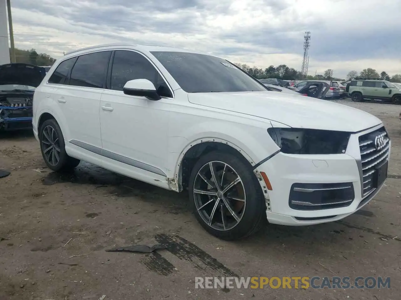 4 fotografías del automóvil dañado WA1LAAF71KD043207 AUDI Q7 2019