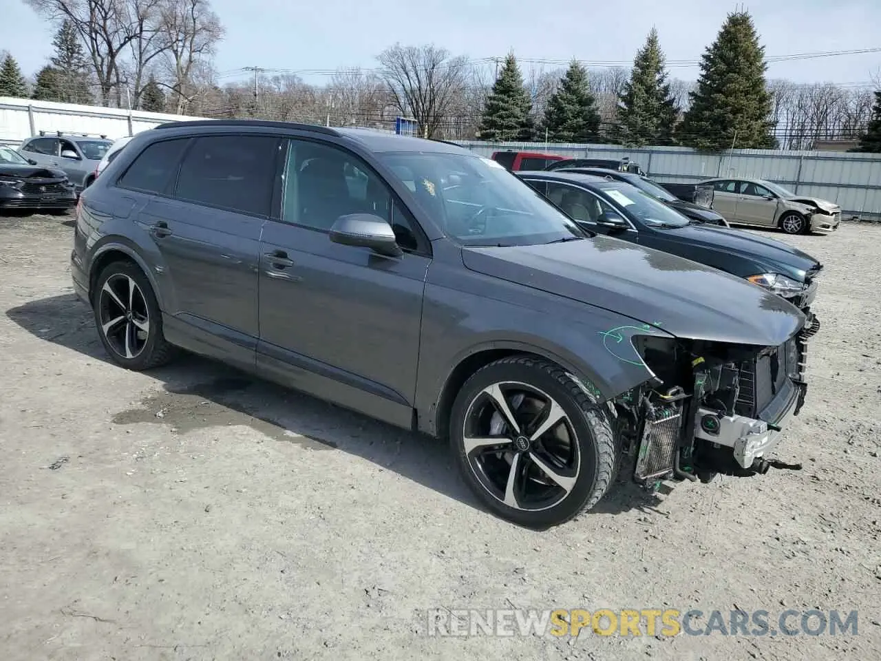 4 fotografías del automóvil dañado WA1LAAF71KD048584 AUDI Q7 2019