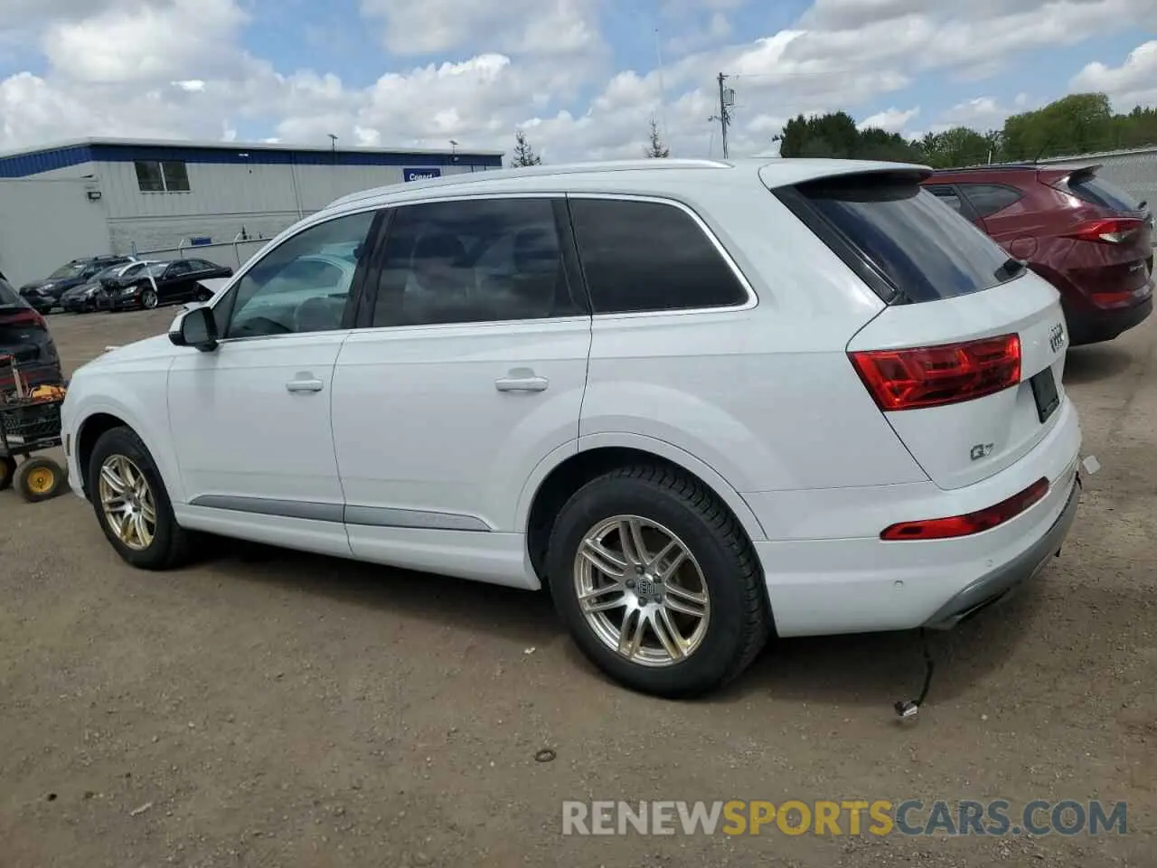 2 fotografías del automóvil dañado WA1LAAF73KD000326 AUDI Q7 2019