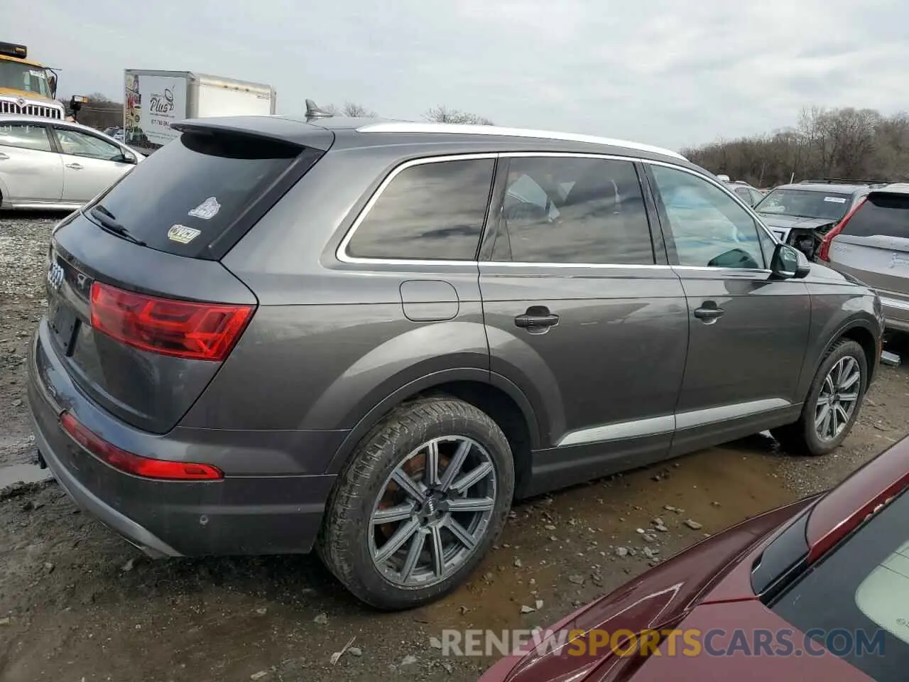 3 fotografías del automóvil dañado WA1LAAF74KD003705 AUDI Q7 2019