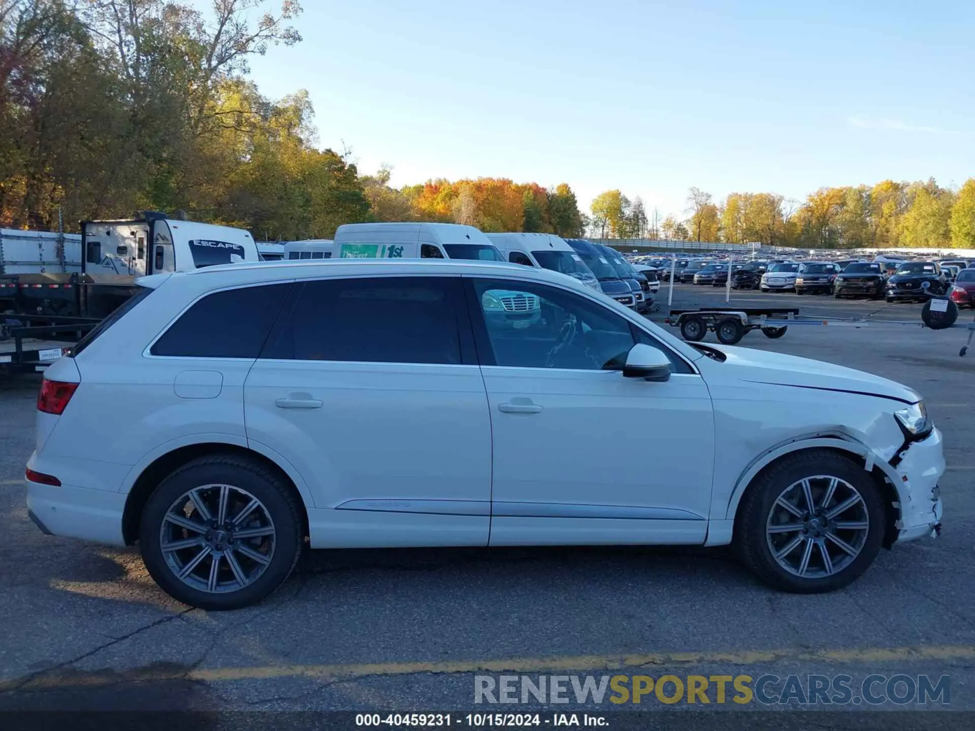 13 fotografías del automóvil dañado WA1LAAF74KD006720 AUDI Q7 2019