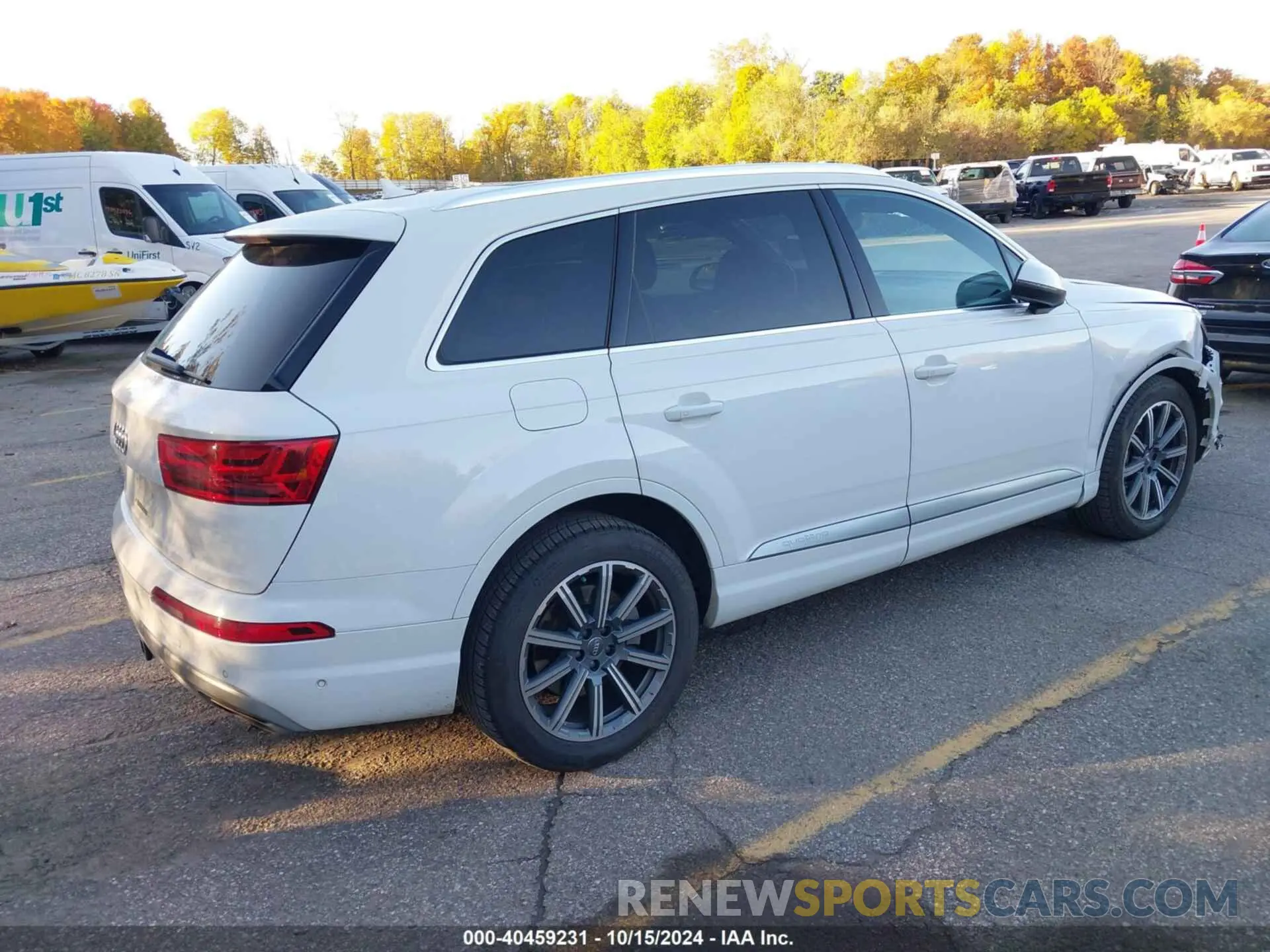 4 fotografías del automóvil dañado WA1LAAF74KD006720 AUDI Q7 2019