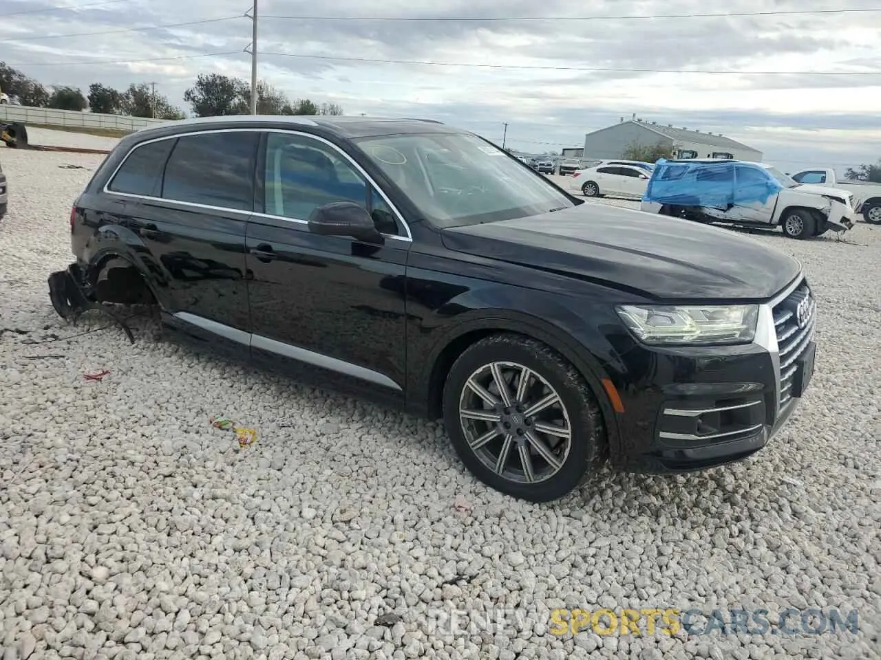 4 fotografías del automóvil dañado WA1LAAF78KD038134 AUDI Q7 2019