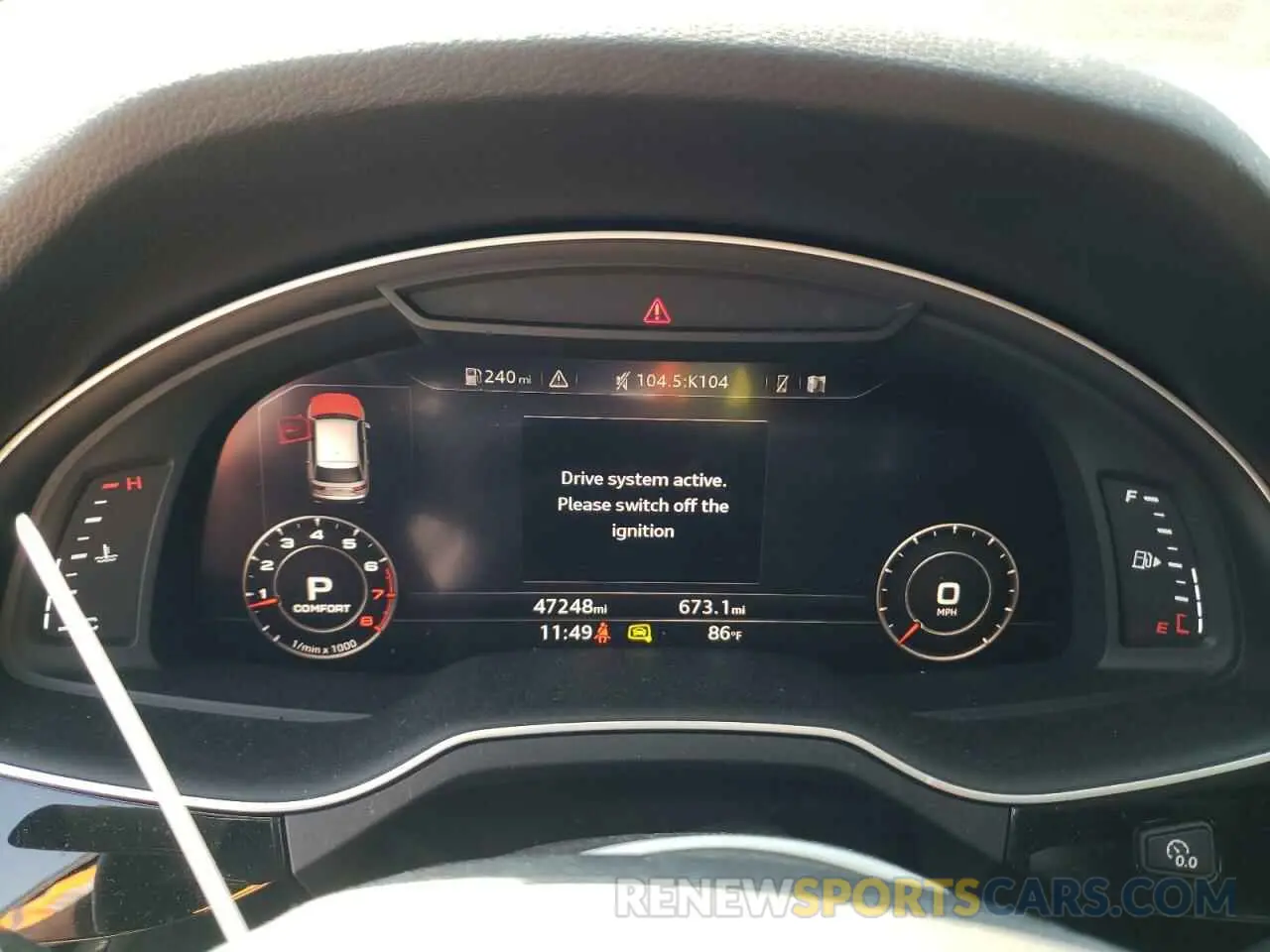 9 fotografías del automóvil dañado WA1LAAF7XKD016720 AUDI Q7 2019