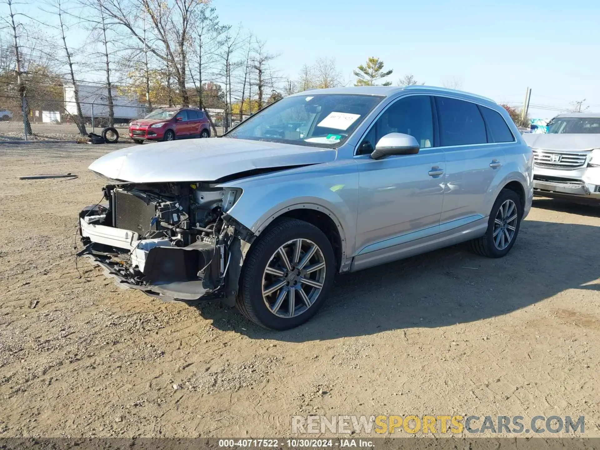 2 fotografías del automóvil dañado WA1LAAF7XKD020122 AUDI Q7 2019