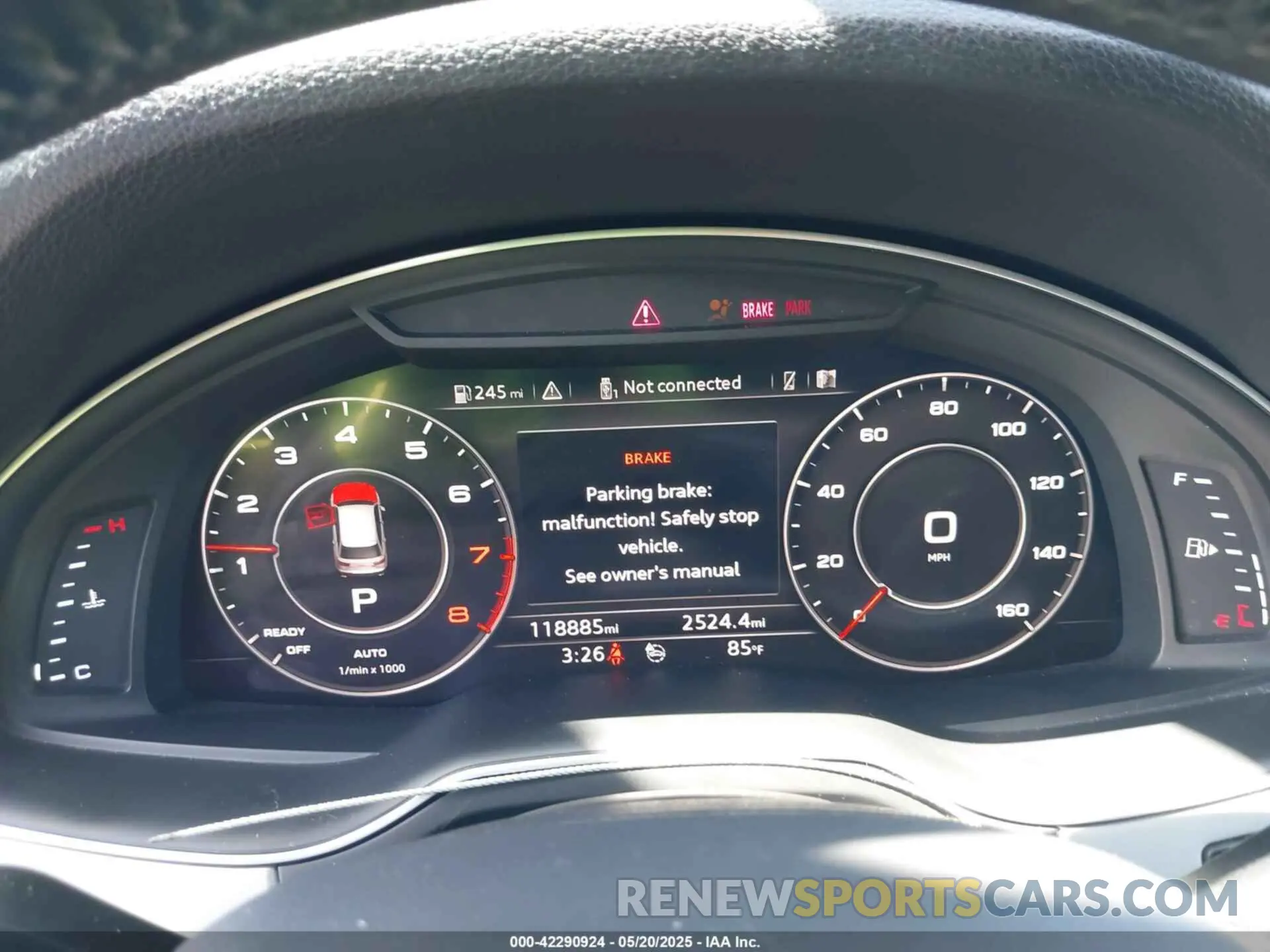 7 fotografías del automóvil dañado WA1LHAF70KD018858 AUDI Q7 2019