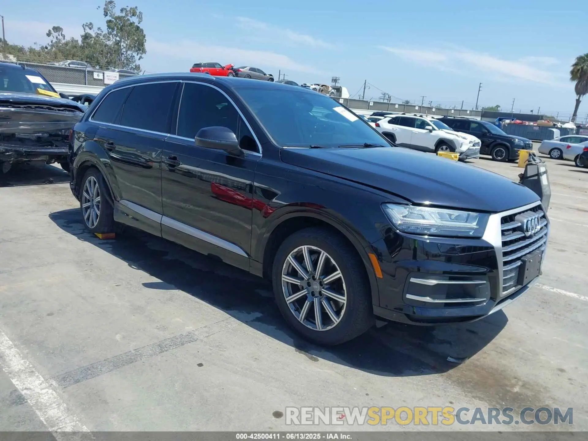 1 fotografías del automóvil dañado WA1LHAF70KD038060 AUDI Q7 2019