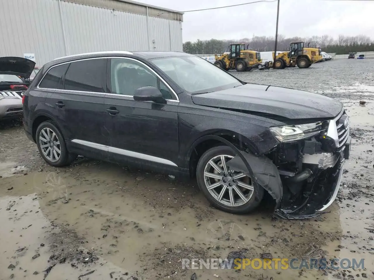 4 fotografías del automóvil dañado WA1LHAF71KD023633 AUDI Q7 2019