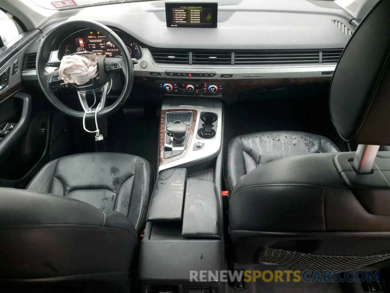8 fotografías del automóvil dañado WA1LHAF71KD023633 AUDI Q7 2019