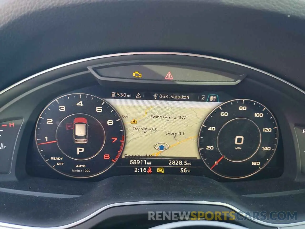 9 fotografías del automóvil dañado WA1LHAF71KD043557 AUDI Q7 2019