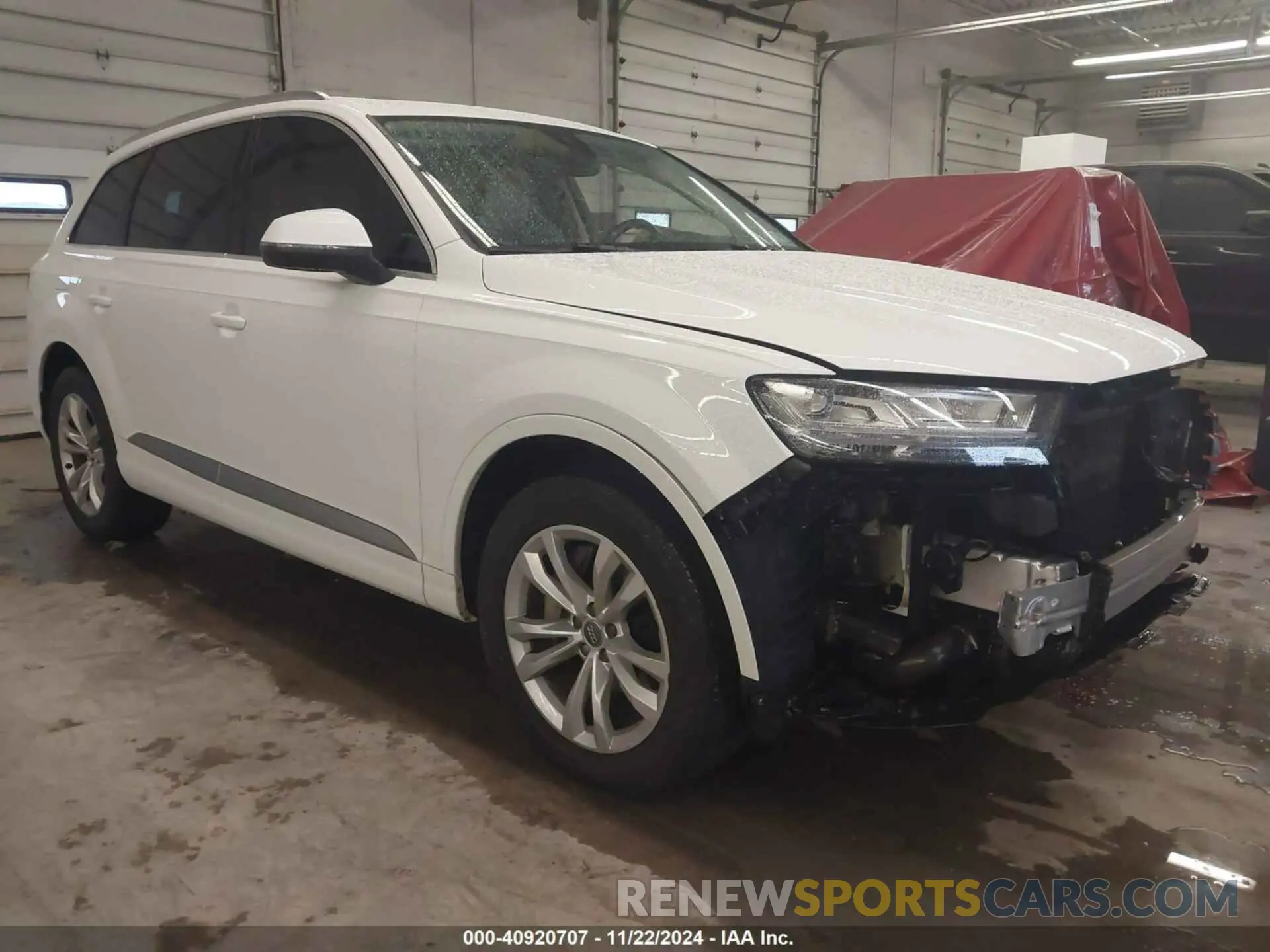 1 fotografías del automóvil dañado WA1LHAF72KD017193 AUDI Q7 2019