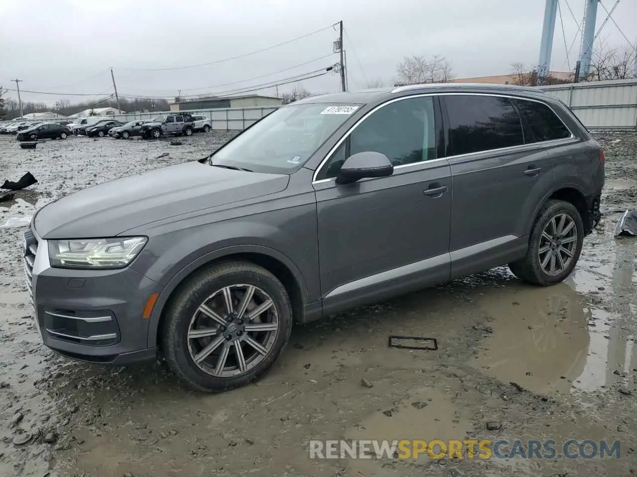 1 fotografías del automóvil dañado WA1LHAF72KD025214 AUDI Q7 2019