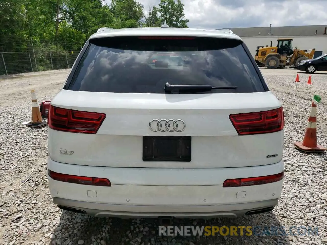 6 fotografías del automóvil dañado WA1LHAF73KD036495 AUDI Q7 2019