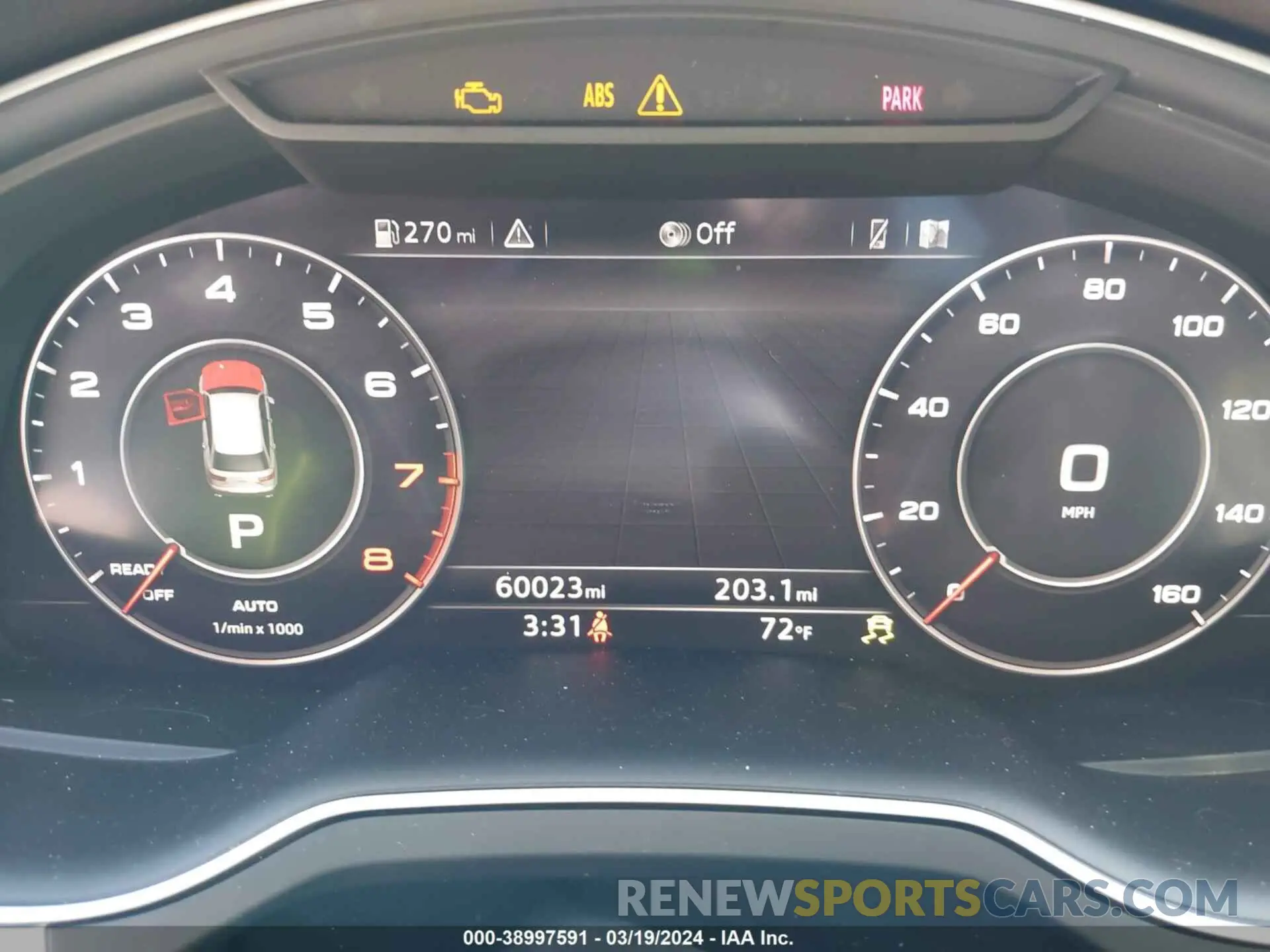 7 fotografías del automóvil dañado WA1LHAF73KD038571 AUDI Q7 2019