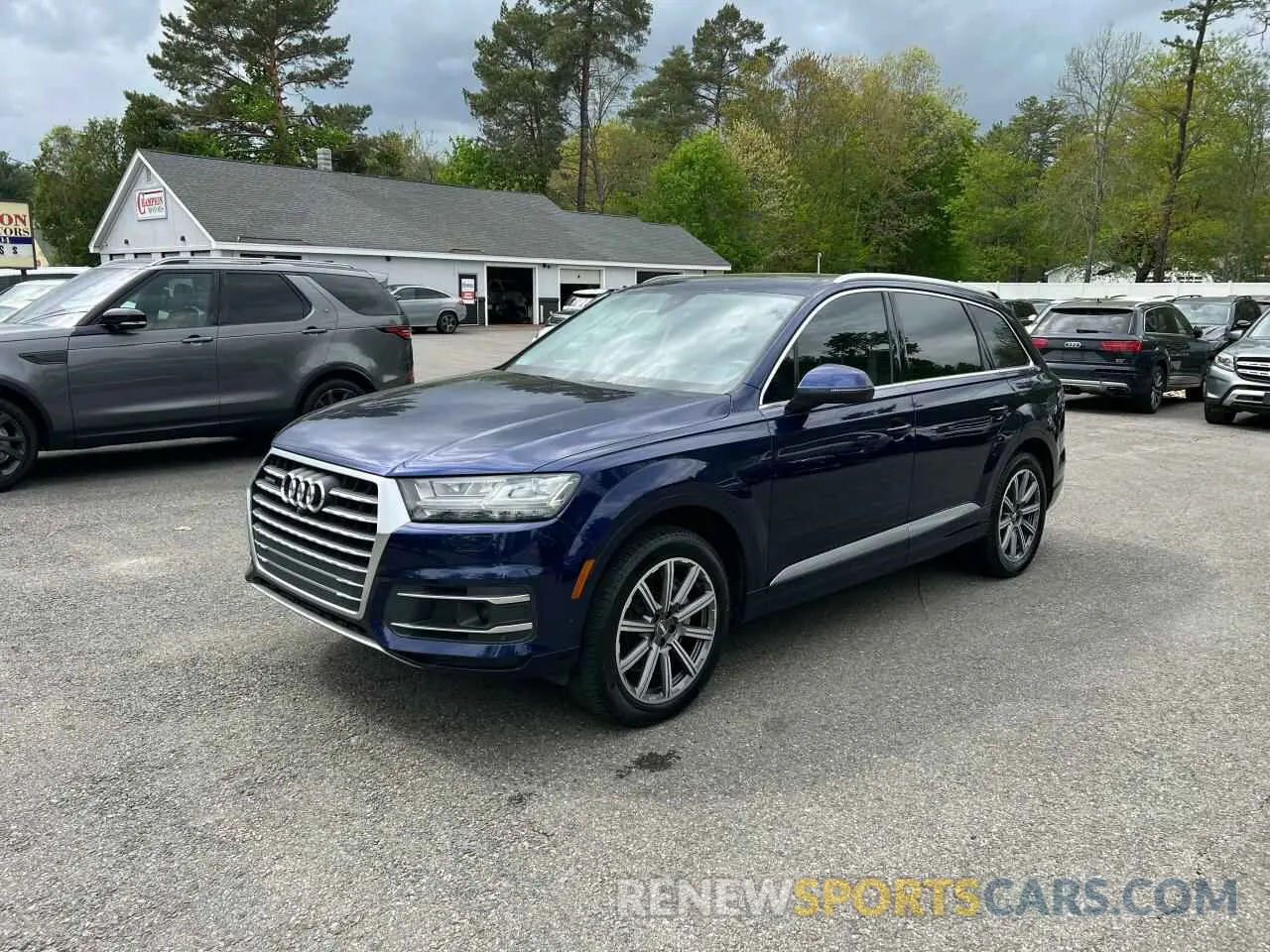 2 fotografías del automóvil dañado WA1LHAF73KD041633 AUDI Q7 2019