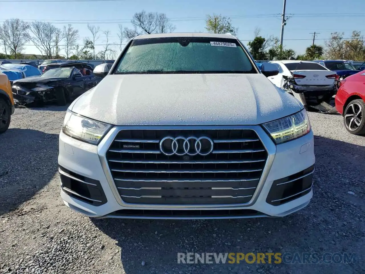 5 fotografías del automóvil dañado WA1LHAF74KD026218 AUDI Q7 2019