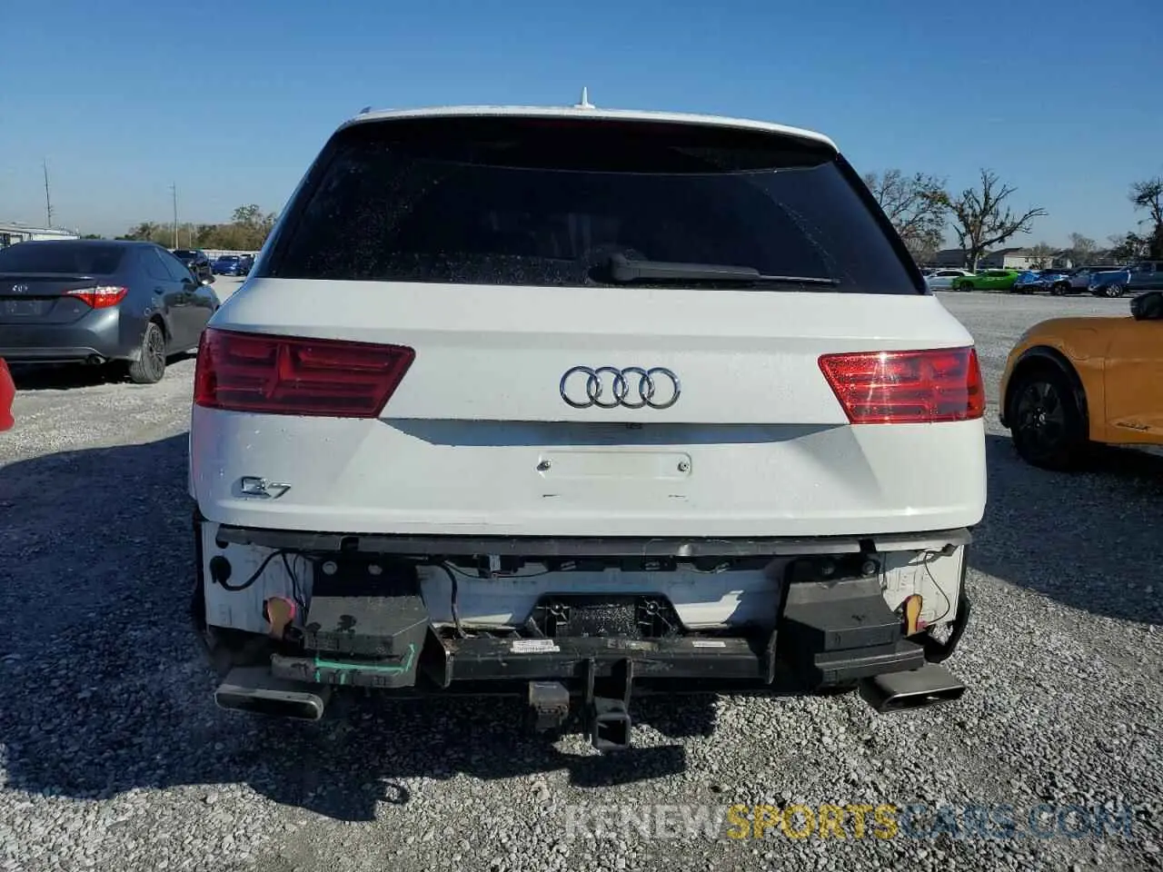 6 fotografías del automóvil dañado WA1LHAF74KD026218 AUDI Q7 2019