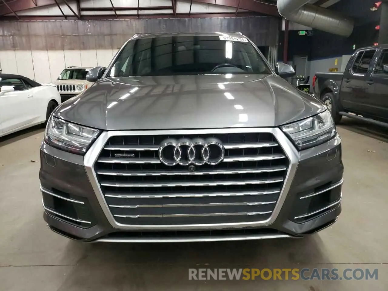 5 fotografías del automóvil dañado WA1LHAF74KD040782 AUDI Q7 2019