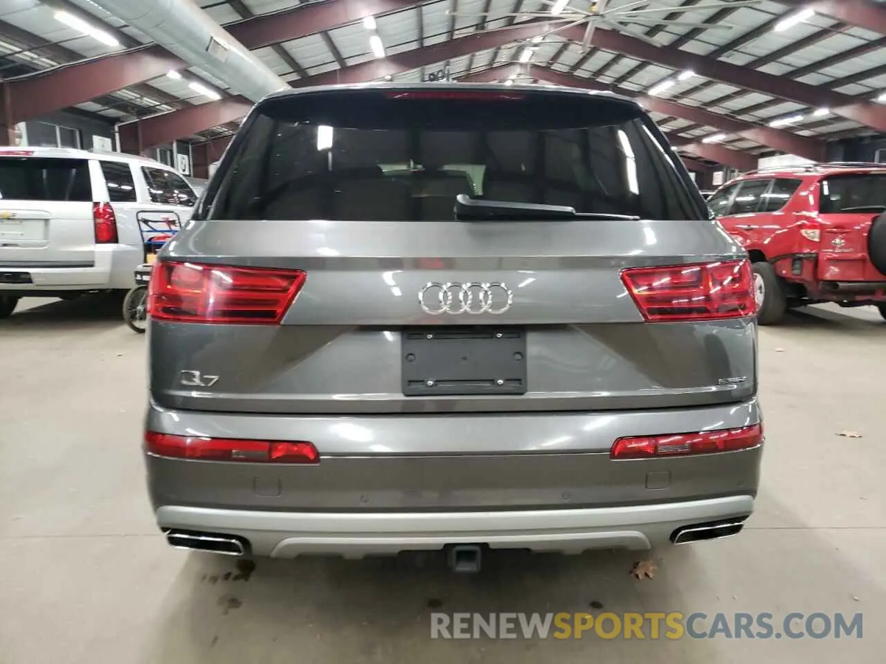 6 fotografías del automóvil dañado WA1LHAF74KD040782 AUDI Q7 2019