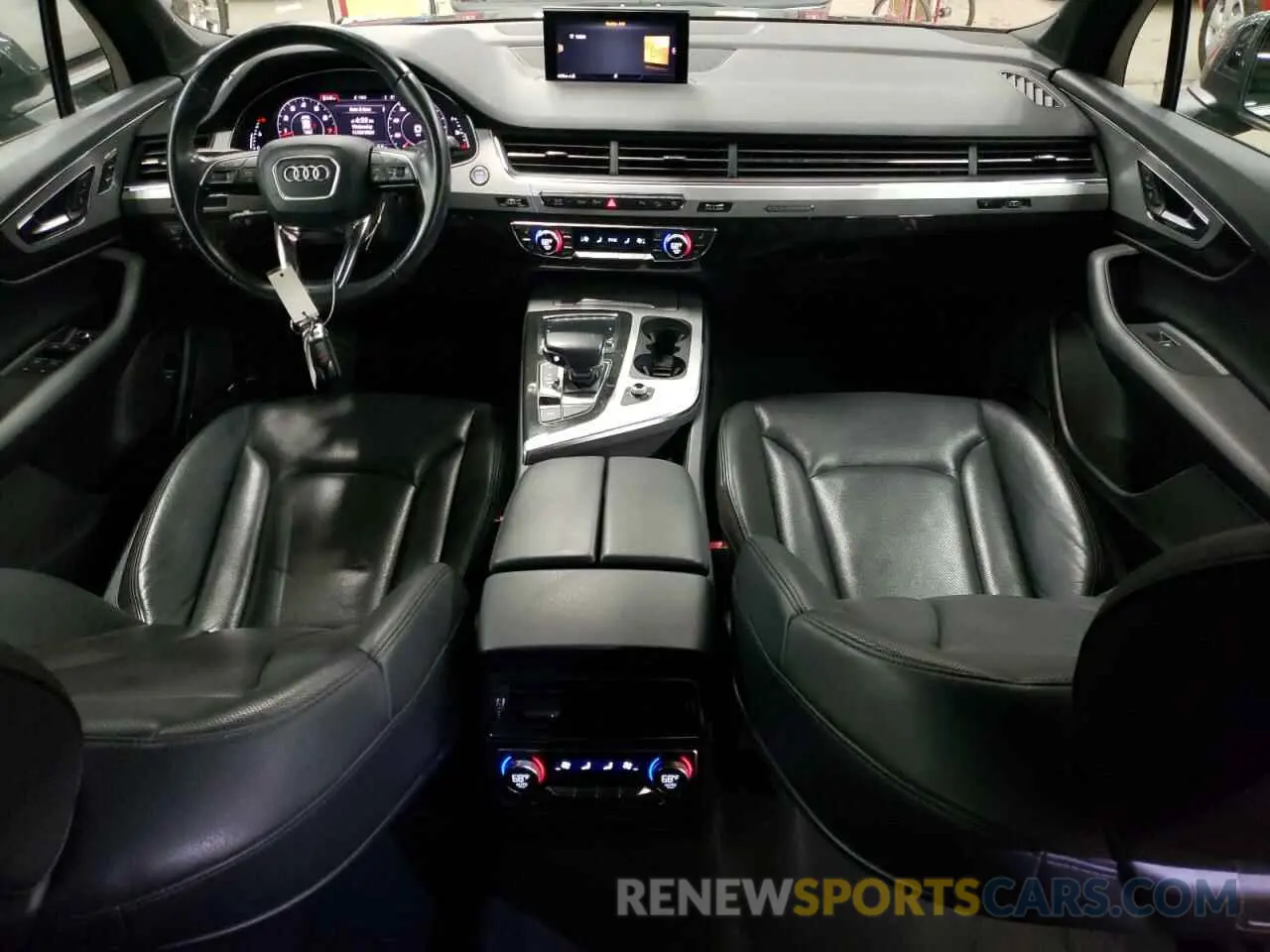 8 fotografías del automóvil dañado WA1LHAF74KD040782 AUDI Q7 2019