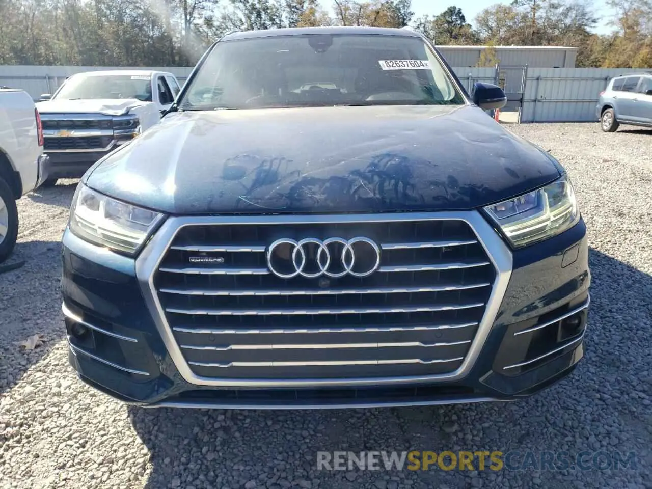 5 fotografías del automóvil dañado WA1LHAF75KD019858 AUDI Q7 2019