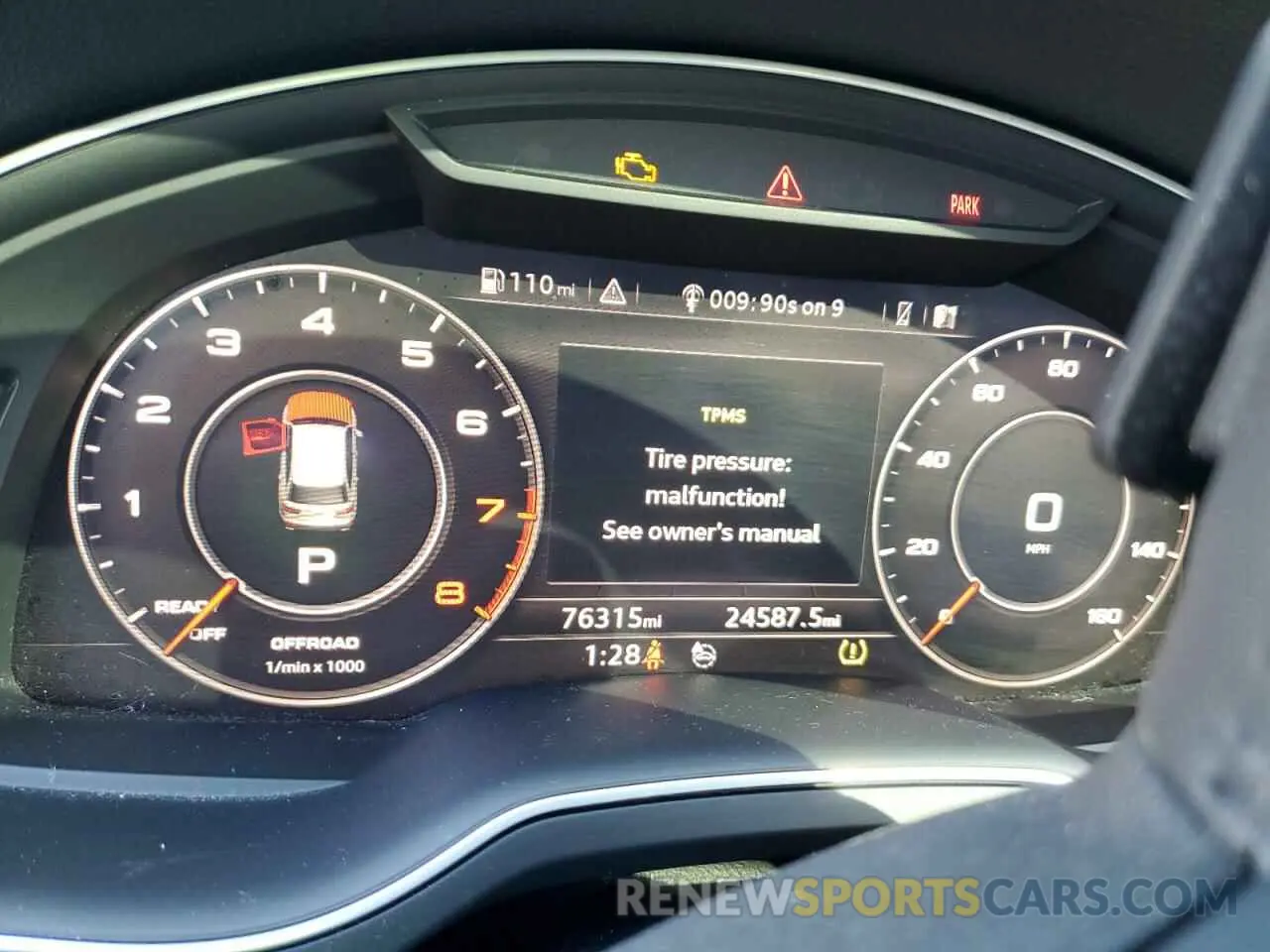 9 fotografías del automóvil dañado WA1LHAF75KD021559 AUDI Q7 2019
