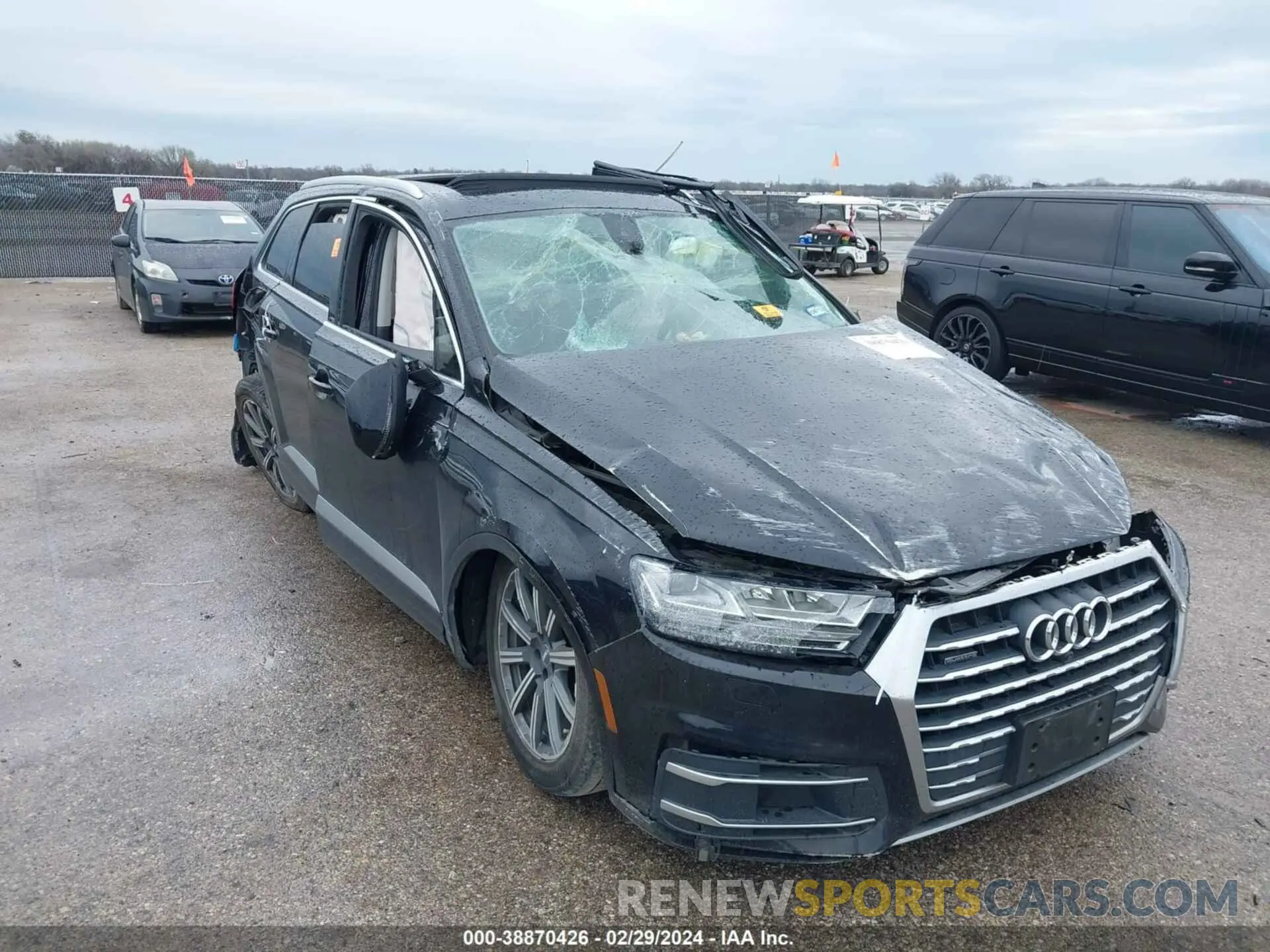 6 fotografías del automóvil dañado WA1LHAF75KD033226 AUDI Q7 2019