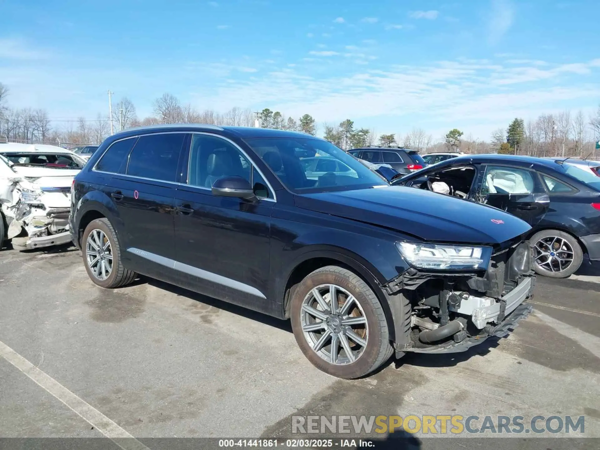 1 fotografías del automóvil dañado WA1LHAF76KD025846 AUDI Q7 2019