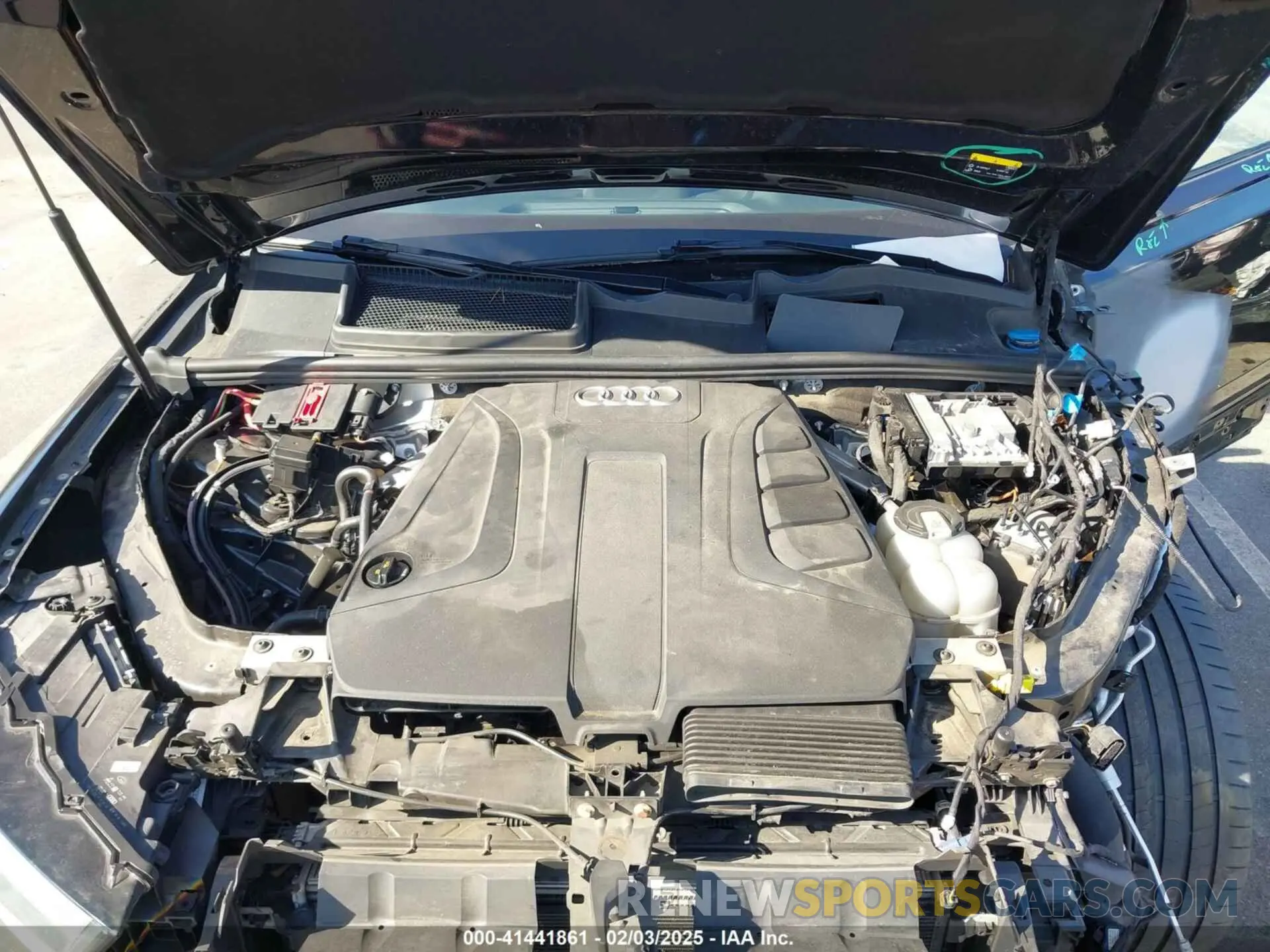 10 fotografías del automóvil dañado WA1LHAF76KD025846 AUDI Q7 2019