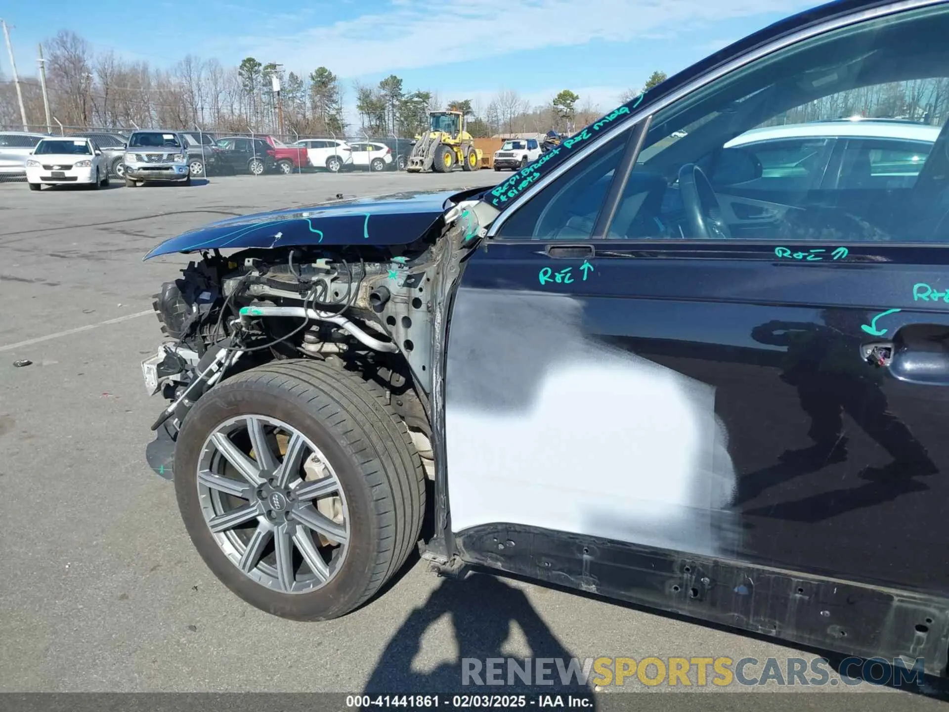6 fotografías del automóvil dañado WA1LHAF76KD025846 AUDI Q7 2019