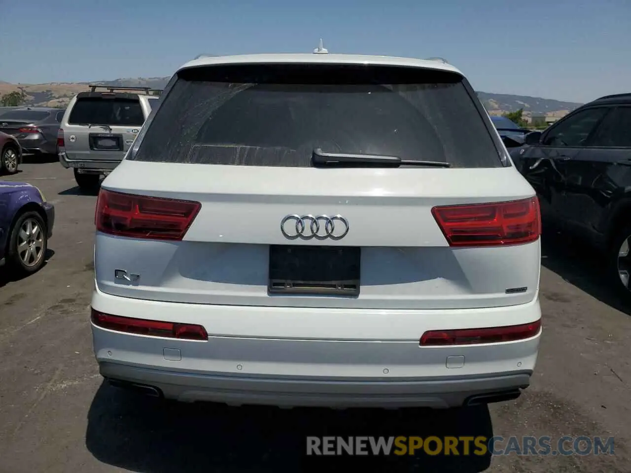 6 fotografías del automóvil dañado WA1LHAF76KD040542 AUDI Q7 2019