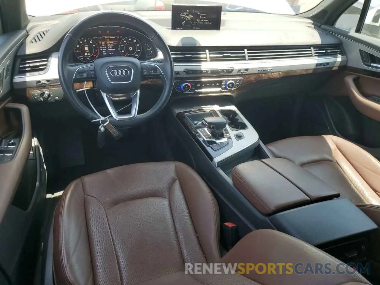8 fotografías del automóvil dañado WA1LHAF76KD040542 AUDI Q7 2019