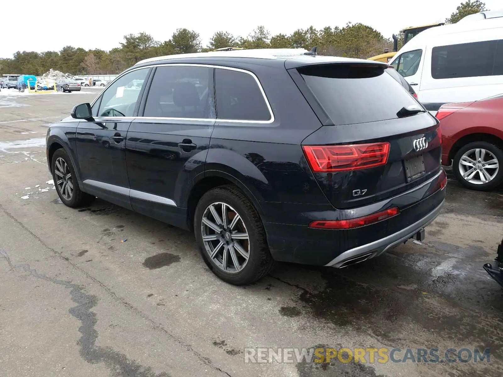 3 fotografías del automóvil dañado WA1LHAF76KD041674 AUDI Q7 2019