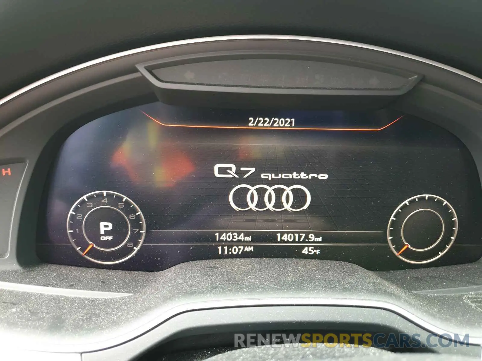 8 fotografías del automóvil dañado WA1LHAF76KD041674 AUDI Q7 2019
