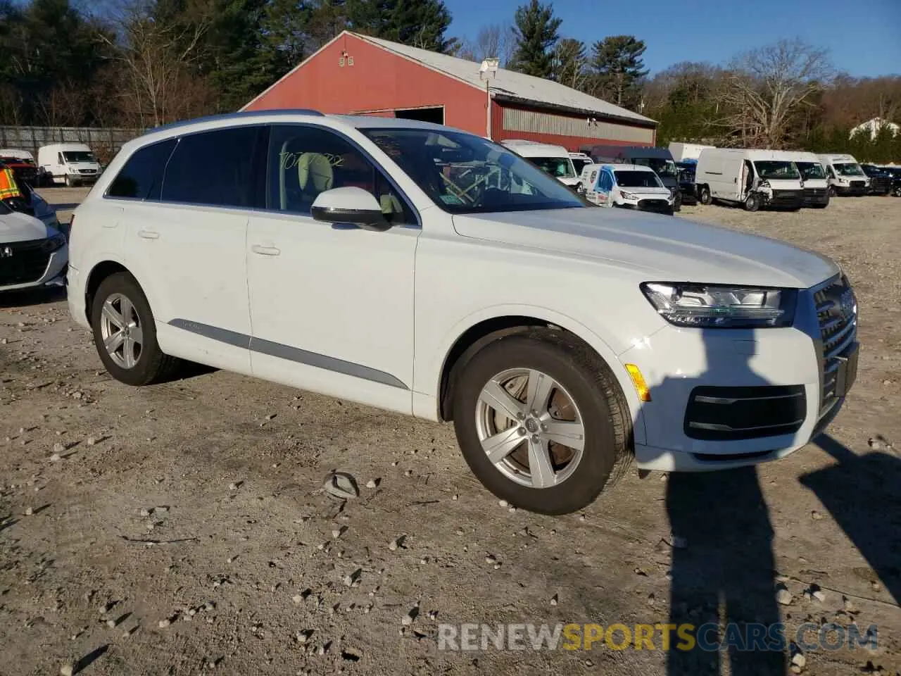 4 fotografías del automóvil dañado WA1LHAF77KD025564 AUDI Q7 2019