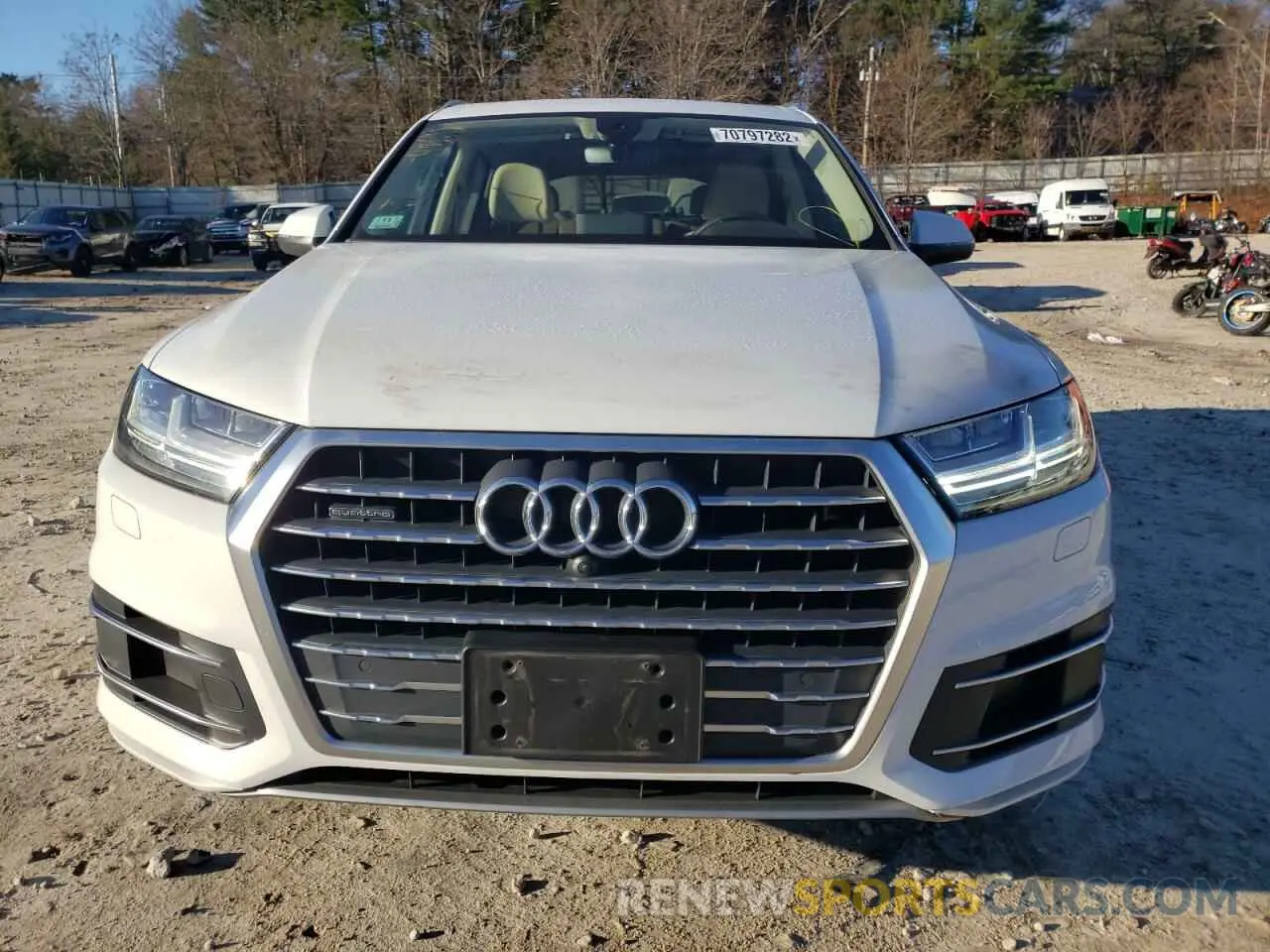 5 fotografías del automóvil dañado WA1LHAF77KD025564 AUDI Q7 2019