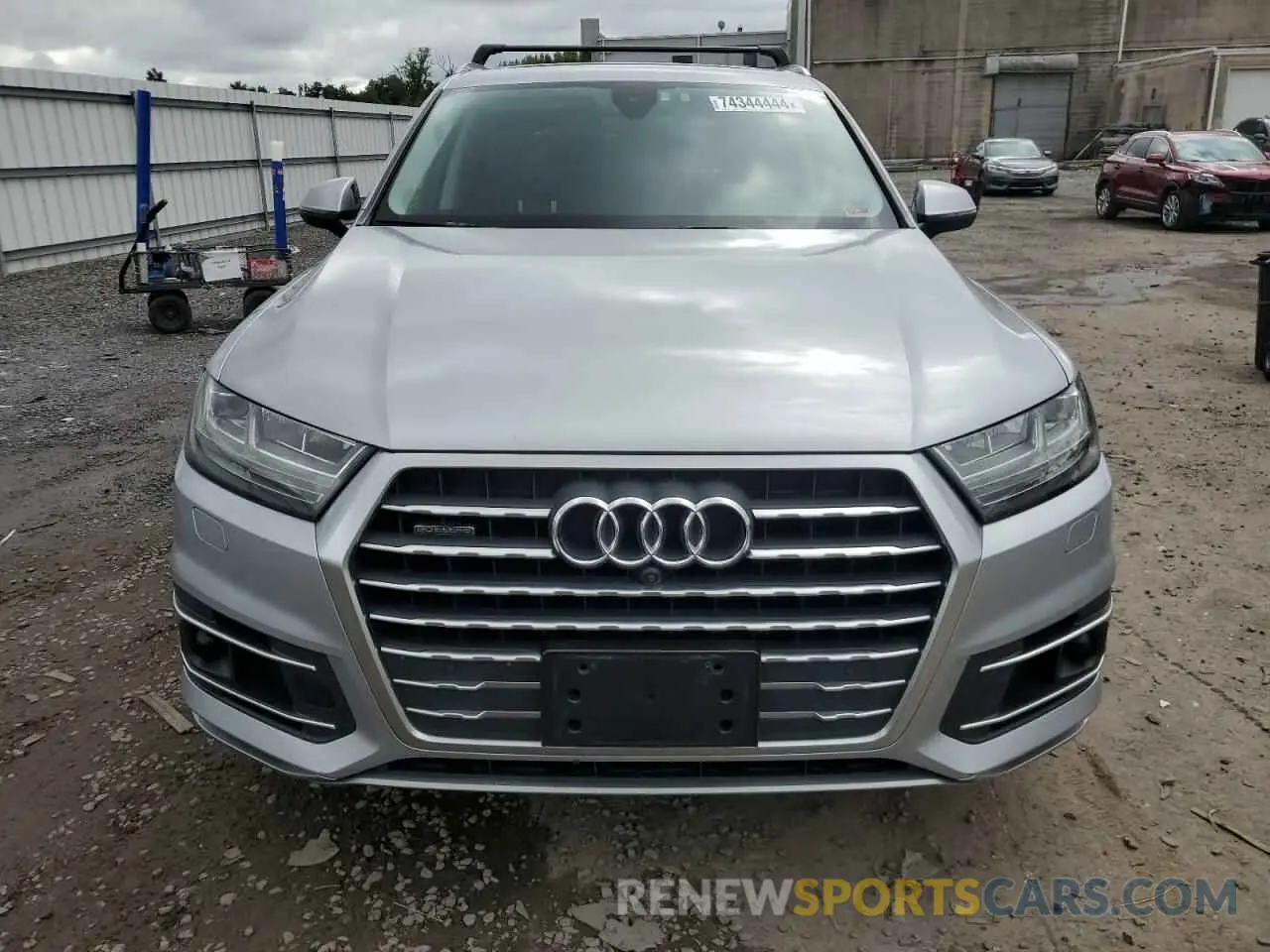 5 fotografías del automóvil dañado WA1LHAF77KD033308 AUDI Q7 2019
