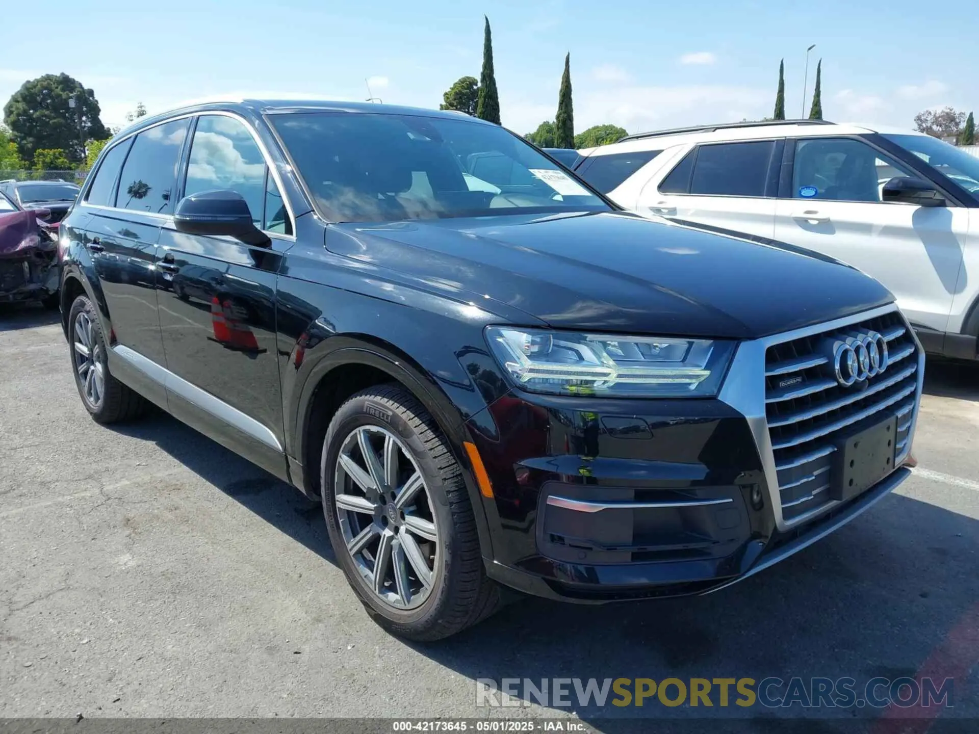 1 fotografías del automóvil dañado WA1LHAF78KD025573 AUDI Q7 2019