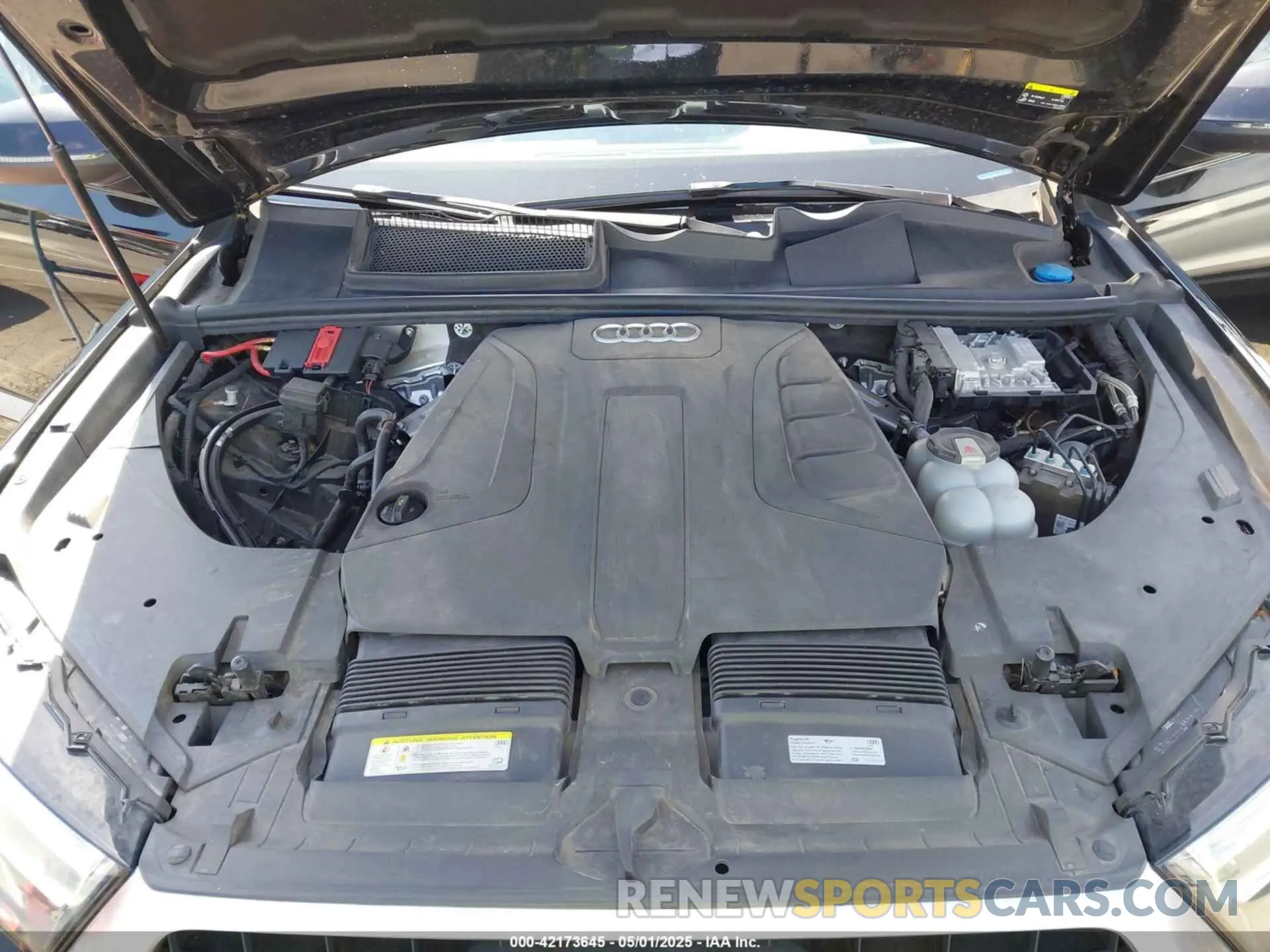 10 fotografías del automóvil dañado WA1LHAF78KD025573 AUDI Q7 2019