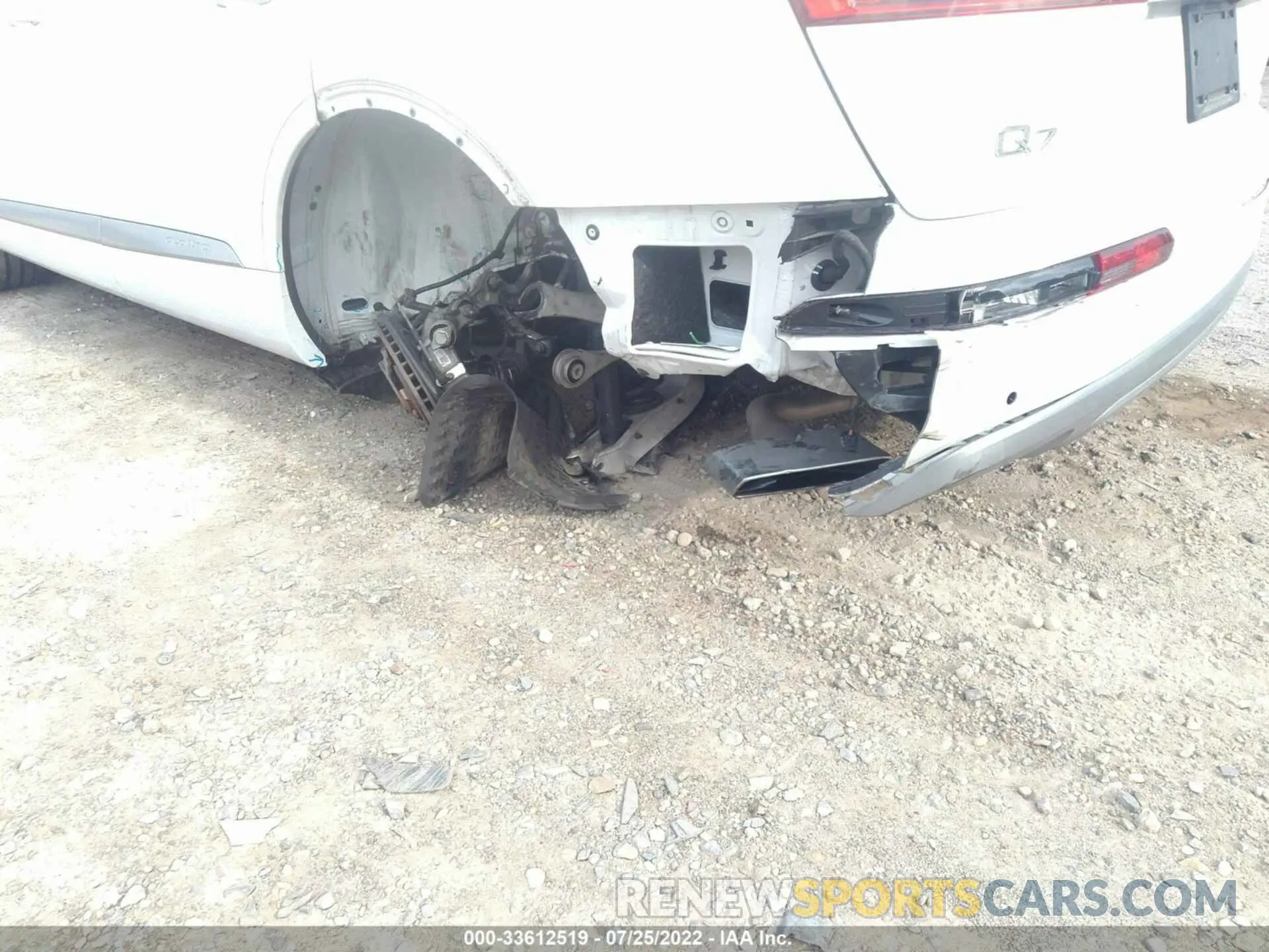 6 fotografías del automóvil dañado WA1LHAF78KD038730 AUDI Q7 2019