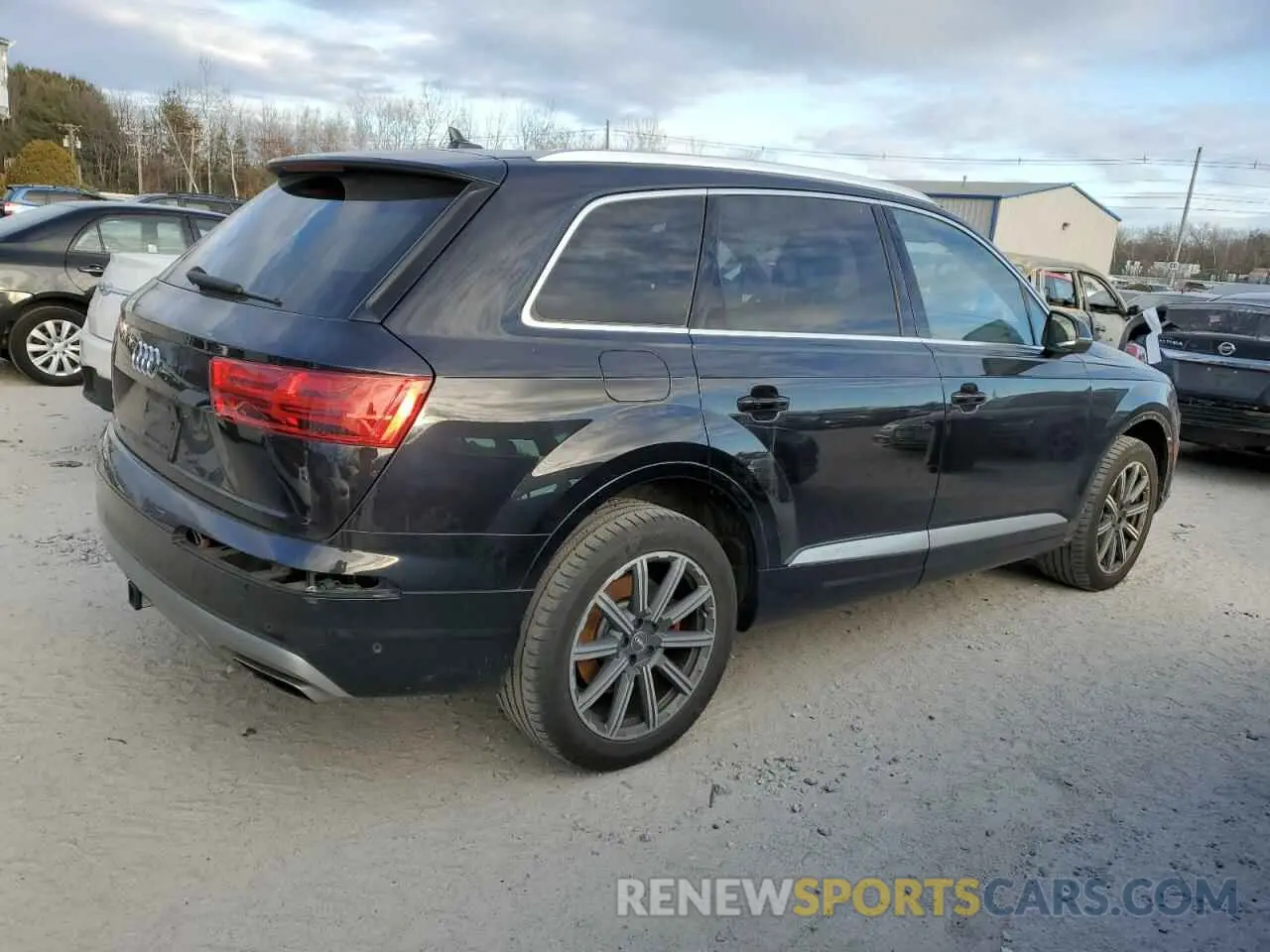 3 fotografías del automóvil dañado WA1LHAF79KD017563 AUDI Q7 2019